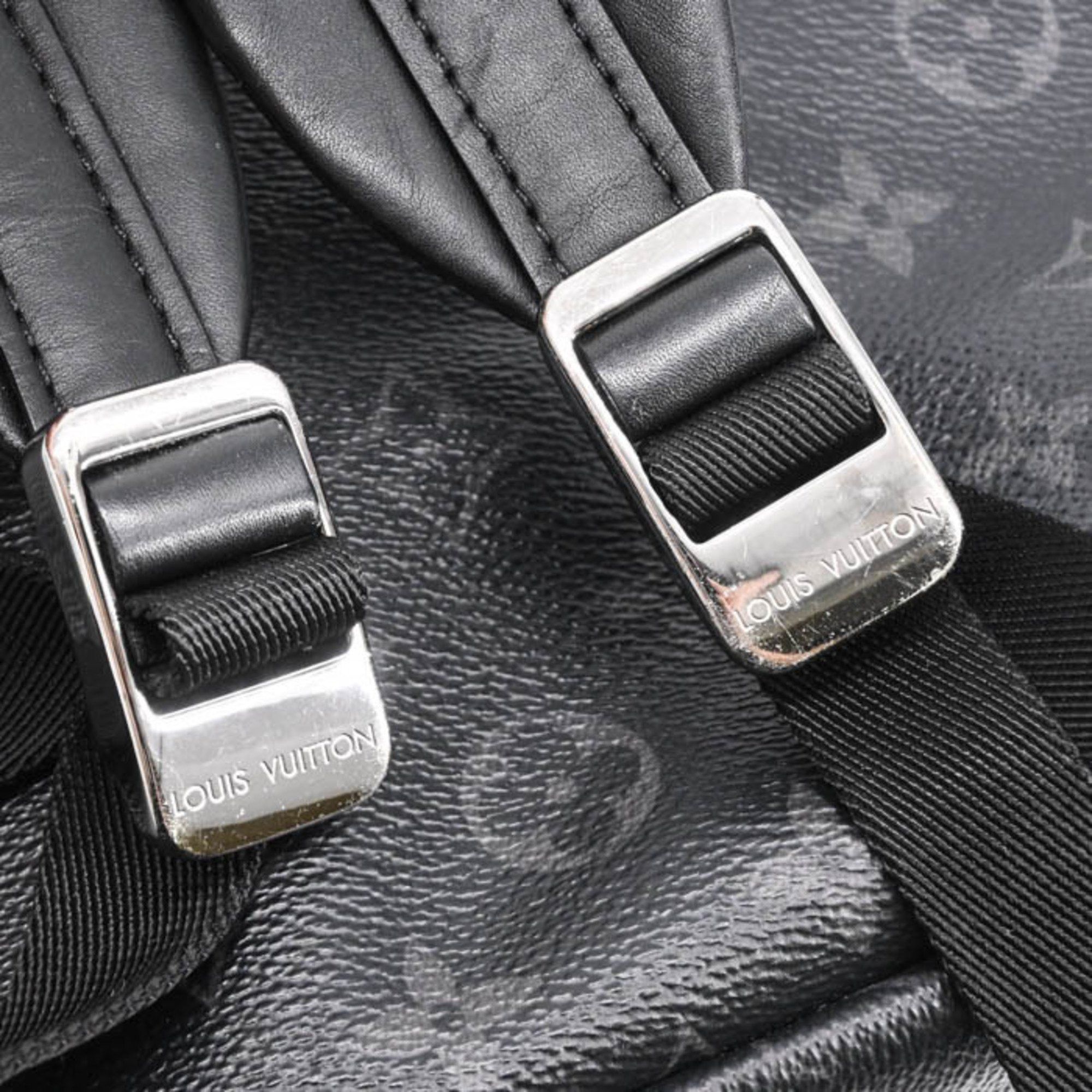 Louis Vuitton LOUIS VUITTON Apollo Backpack, Monogram Eclipse Leather, Black, for Men and Women, M43186 Size ONE SIZE - 7 Thumbnail
