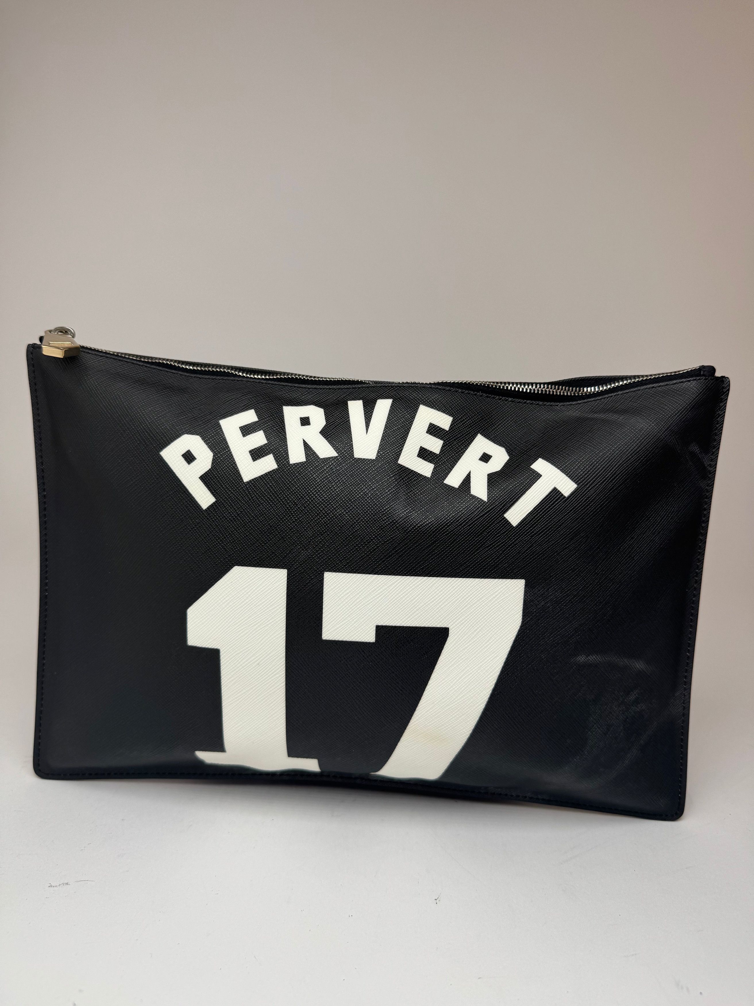 Givenchy Leather Clutch Black Pervert 17 Size ONE SIZE - 6 Thumbnail