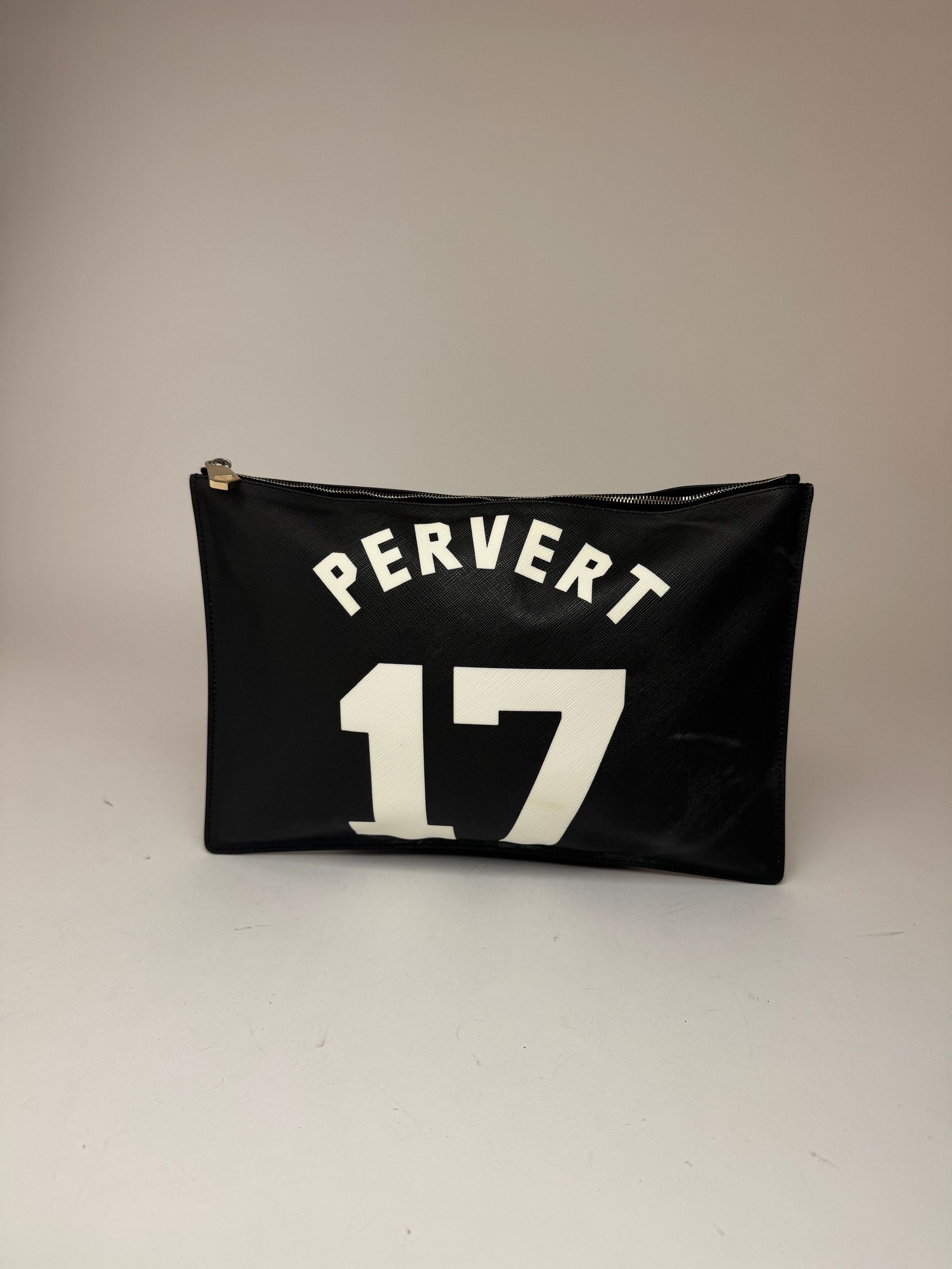 Givenchy Leather Clutch Black Pervert 17 Size ONE SIZE - 14 Thumbnail