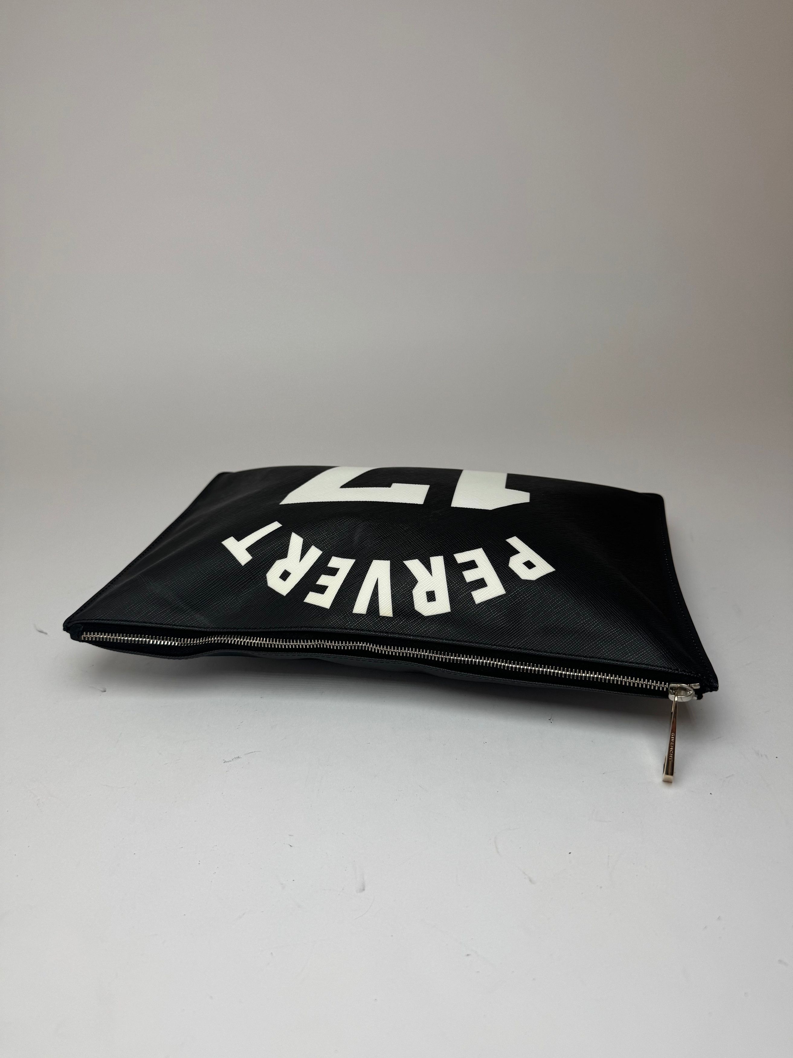 Givenchy Leather Clutch Black Pervert 17 Size ONE SIZE - 11 Thumbnail