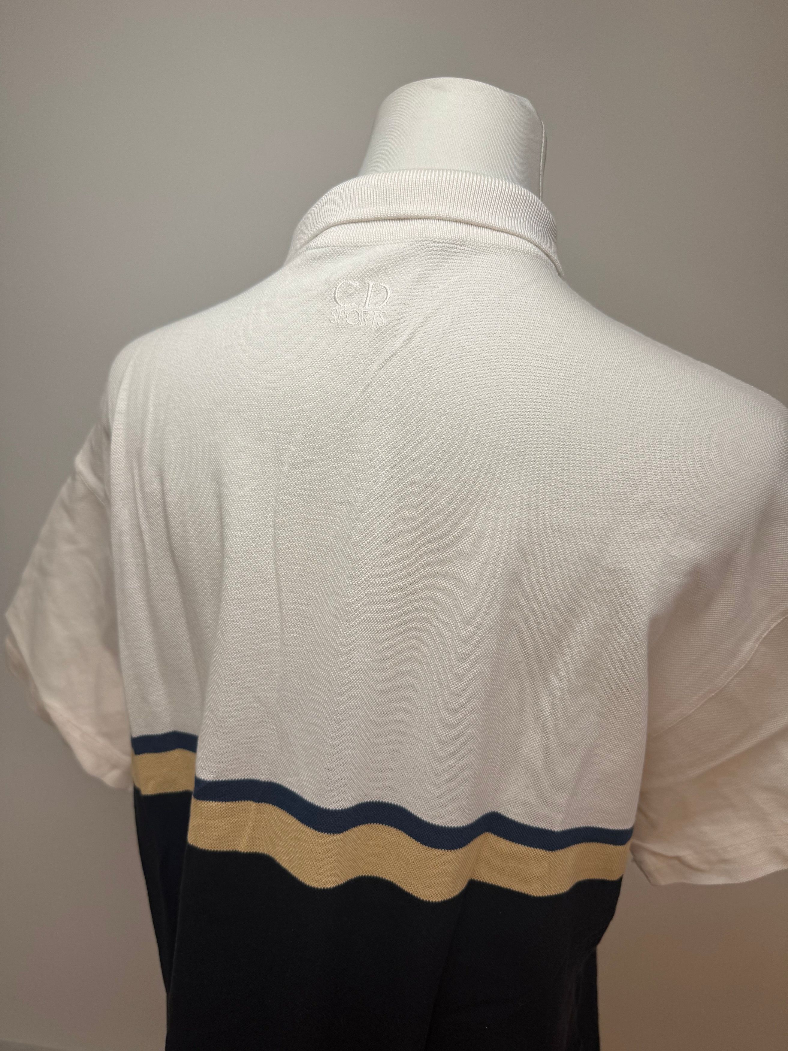 Dior Vintage Mens Polo Shirt L Black white Size L / US 10 / IT 46 - 15 Thumbnail