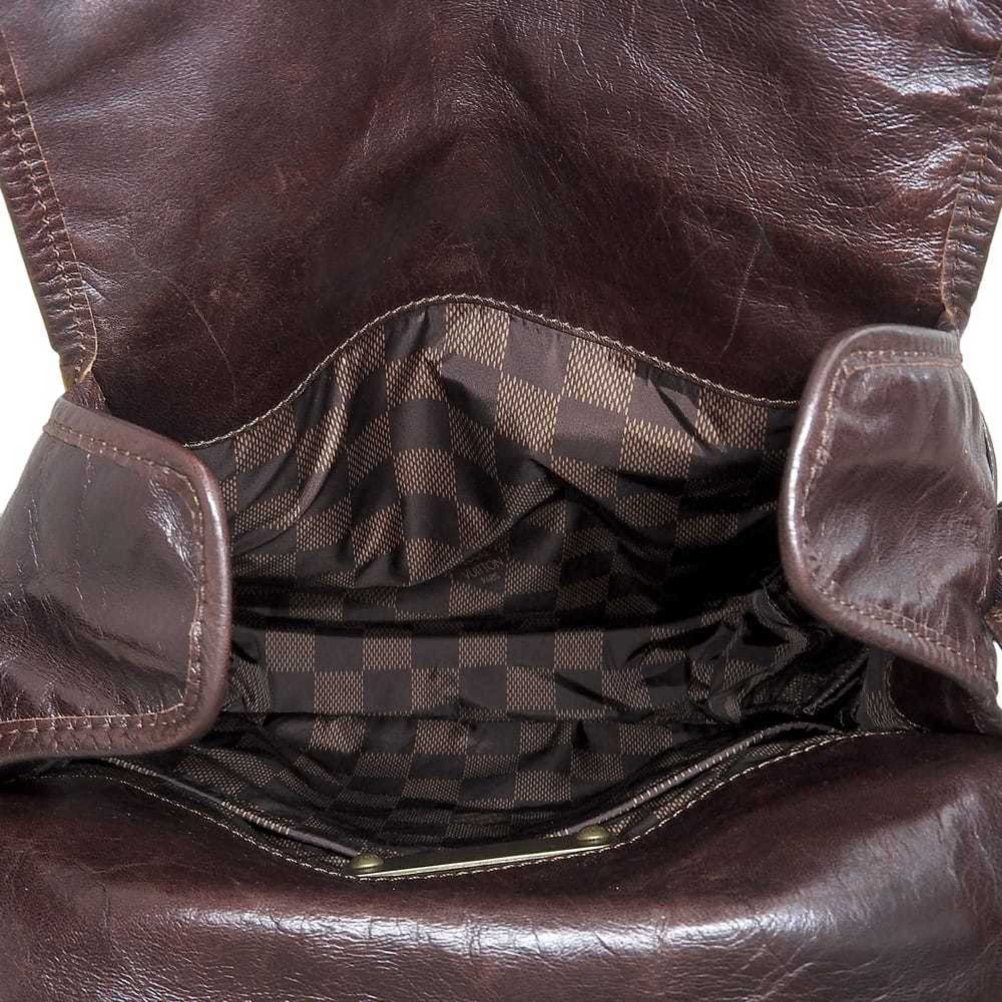 Louis Vuitton Louis Vuitton Cuir Soana Trotter M95688 V-Stitch Shoulder Bag, Brown Size ONE SIZE - 3 Thumbnail