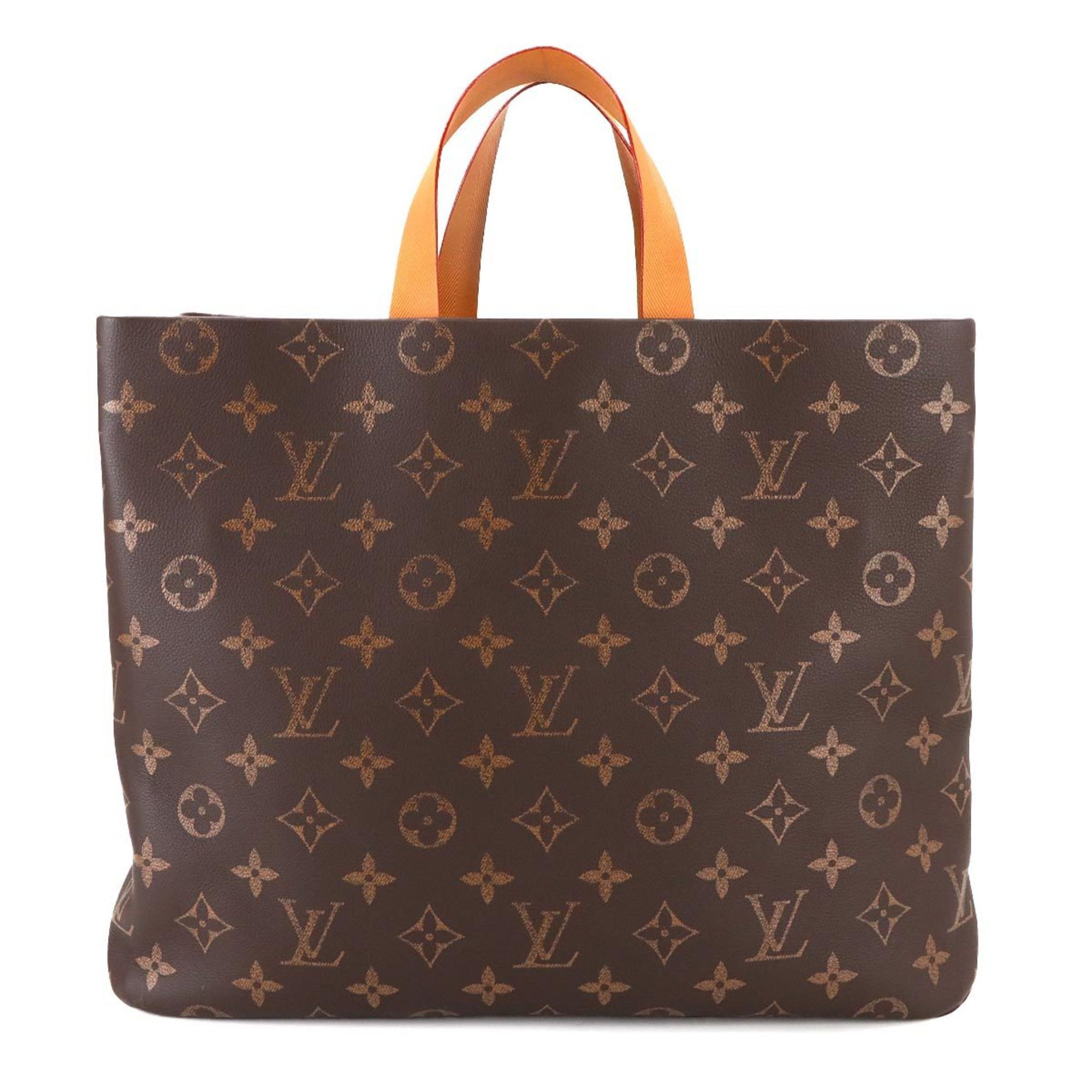 Louis Vuitton ブラウンレザートートバッグ 中古・古着通販】LOUIS VUITTON (ルイ ヴィトン) トートバッグ