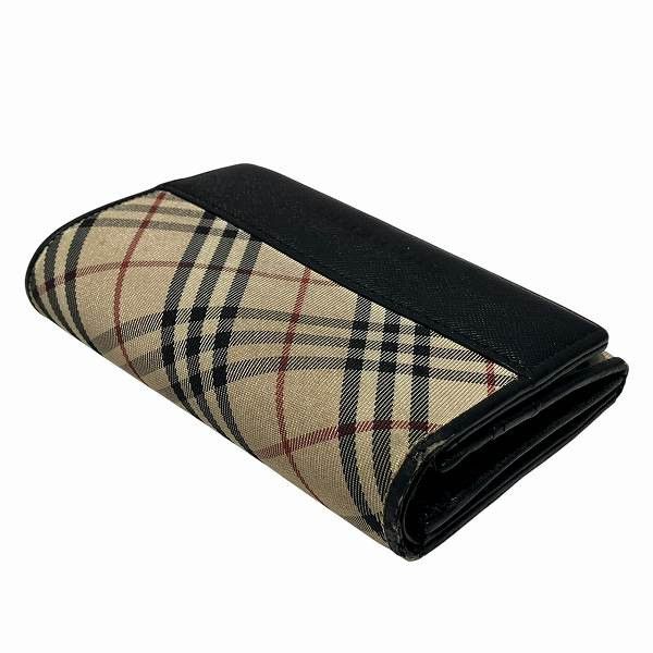 Burberry Burberry Burberry Nova Check Canvas Leather Wallet Canvas Short Wallet DUTY FREE for USA Size ONE SIZE - 8 Thumbnail