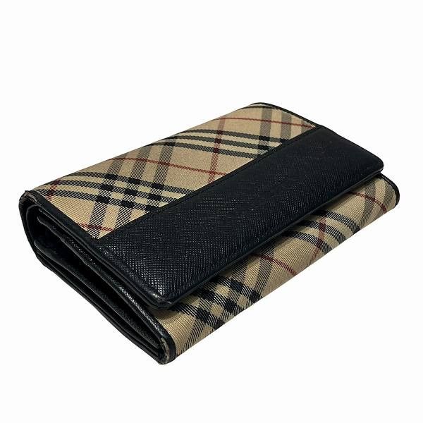 Burberry Burberry Burberry Nova Check Canvas Leather Wallet Canvas Short Wallet DUTY FREE for USA Size ONE SIZE - 9 Thumbnail