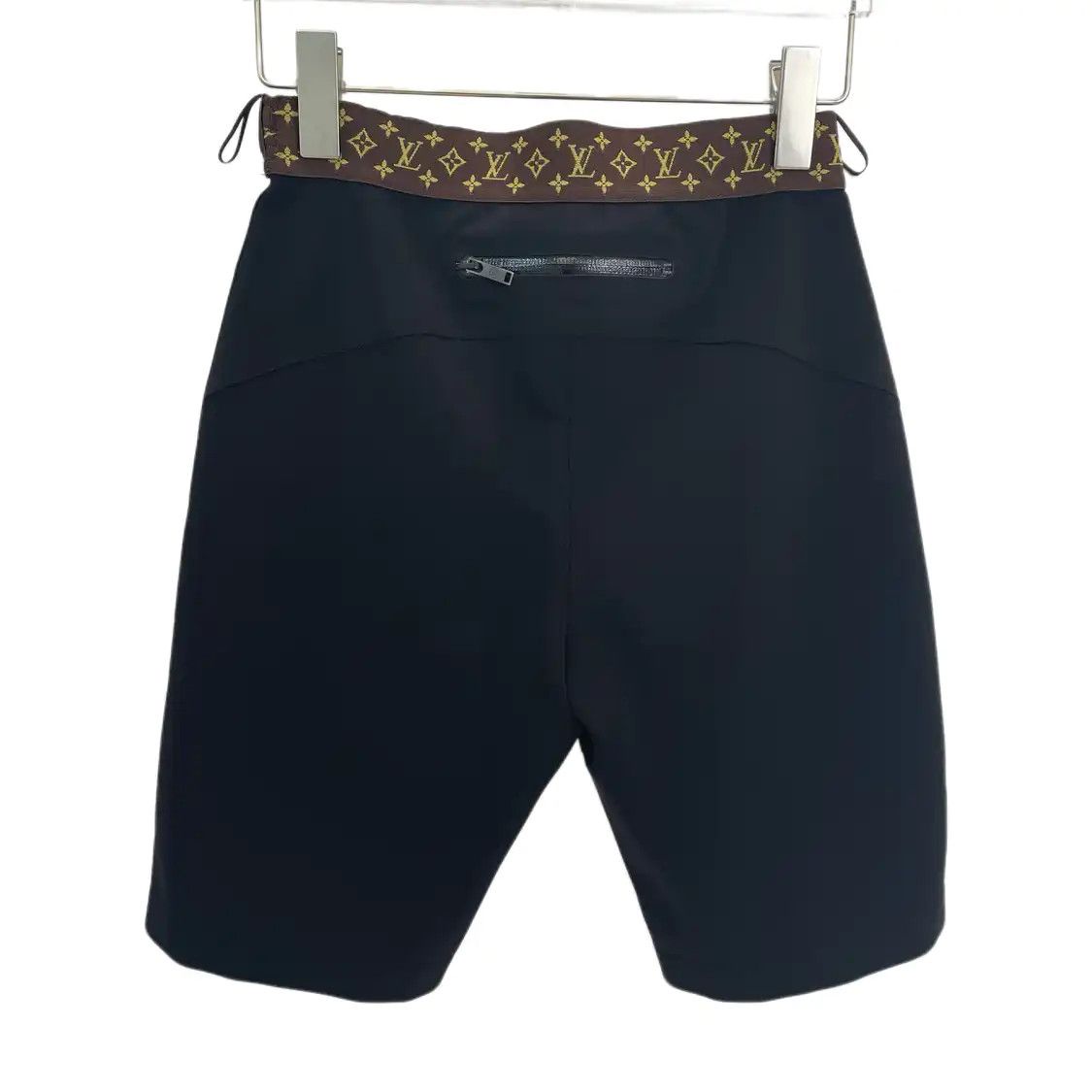 Louis Vuitton Louis Vuitton Women's Black Cycling Shorts 0089 Size 23" - 2 Thumbnail