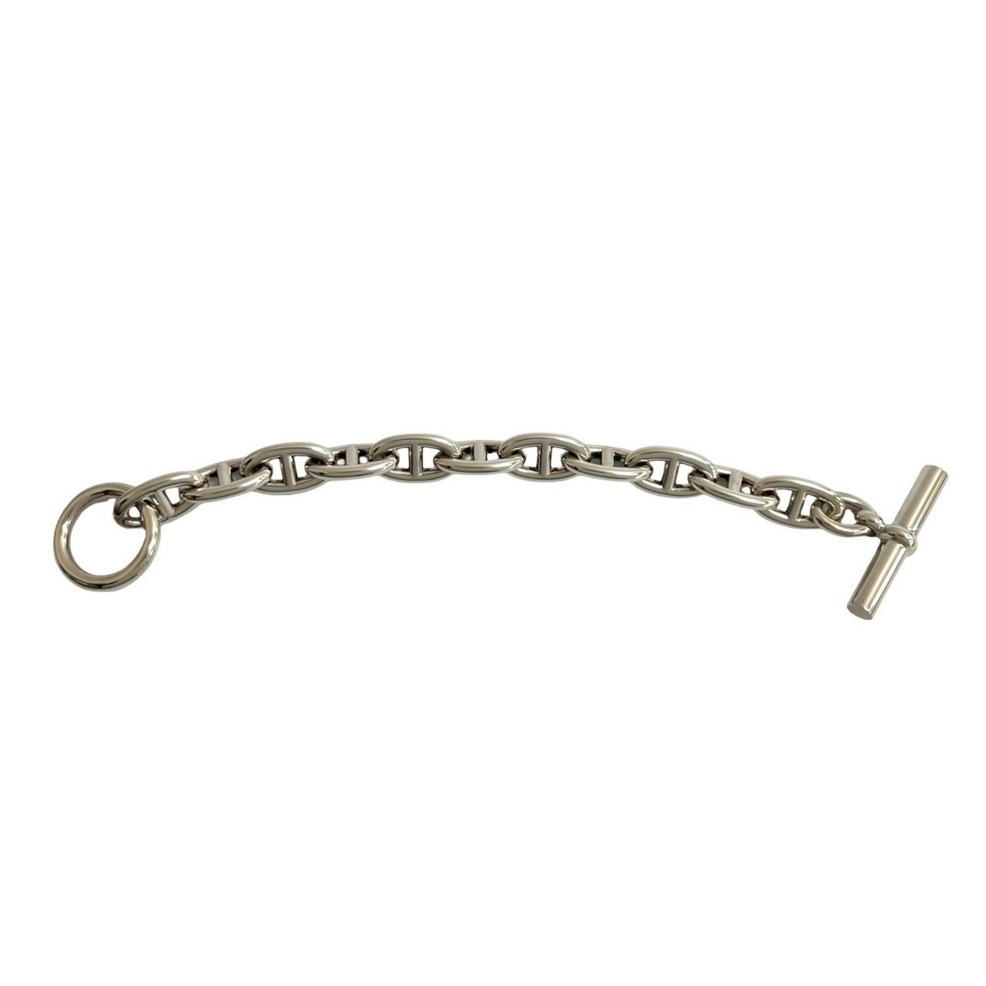 Hermes HERMES Chaine d'Ancre GM 11-link Sterling Silver 925 Chain Bracelet/Bangle, Silver, 80784 Size ONE SIZE - 5 Thumbnail