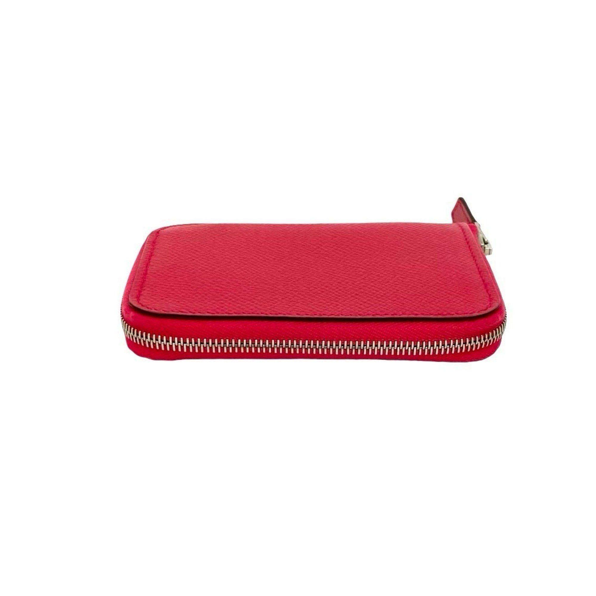 Hermes Hermes Hermès Azap Silkin Compact Leather Coin Case, Pink, 87461, Stamped with "A" Size ONE SIZE - 3 Thumbnail