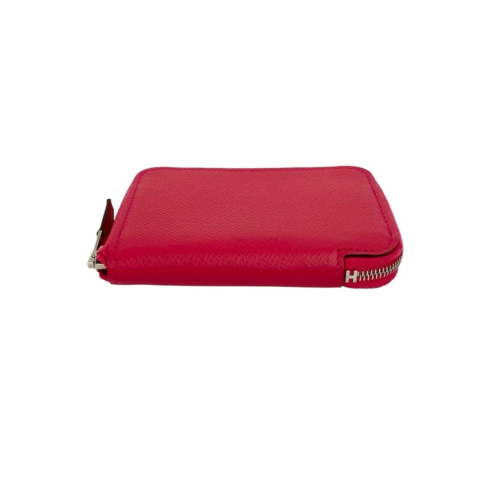 Hermes Hermes Hermès Azap Silkin Compact Leather Coin Case, Pink, 87461, Stamped with "A" Size ONE SIZE - 6 Thumbnail
