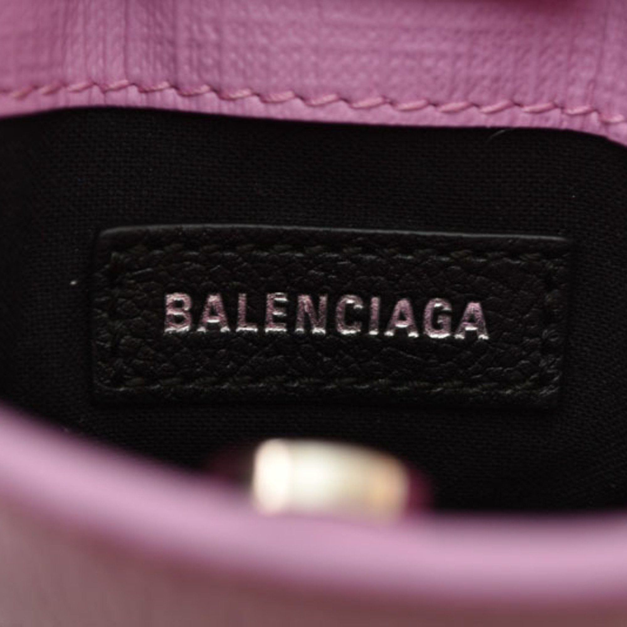 Balenciaga Balenciaga Phone Holder, BALENCIAGA Shoulder Bag Smartphone Case, Leather, Purple, 593826 Size ONE SIZE - 11 Thumbnail
