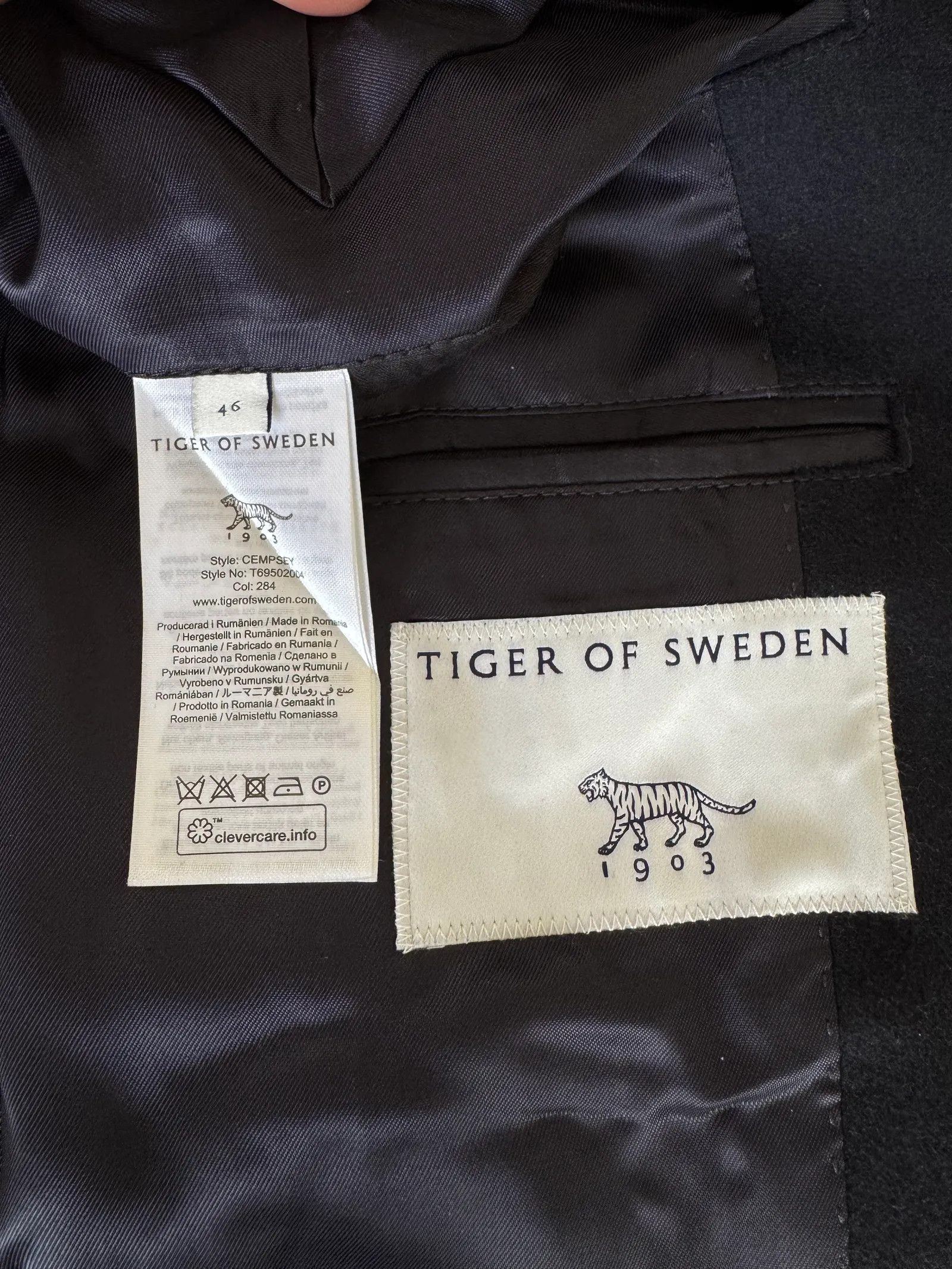 Tiger of Sweden Tiger of Sweden CEMPSEY Coat Size US S / EU 44-46 / 1 - 2 Thumbnail