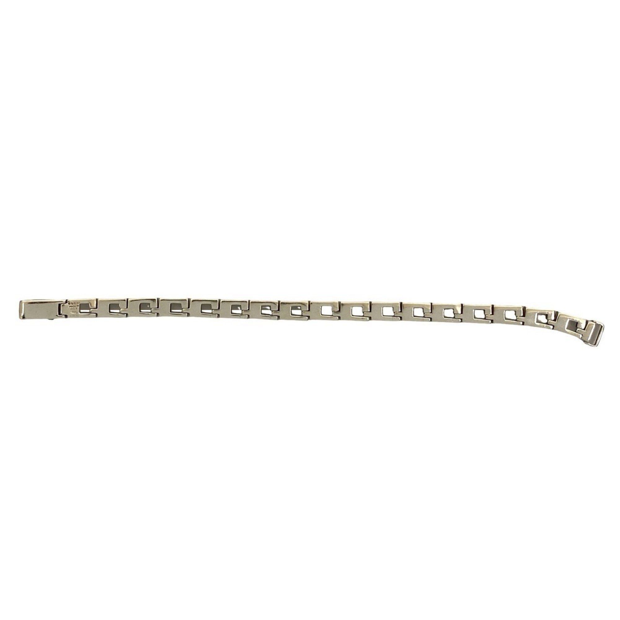Gucci GUCCI G-Shape Bracelet in Sterling Silver (925) - Bracelet/Bangle, (c95-4) Size ONE SIZE - 4 Thumbnail