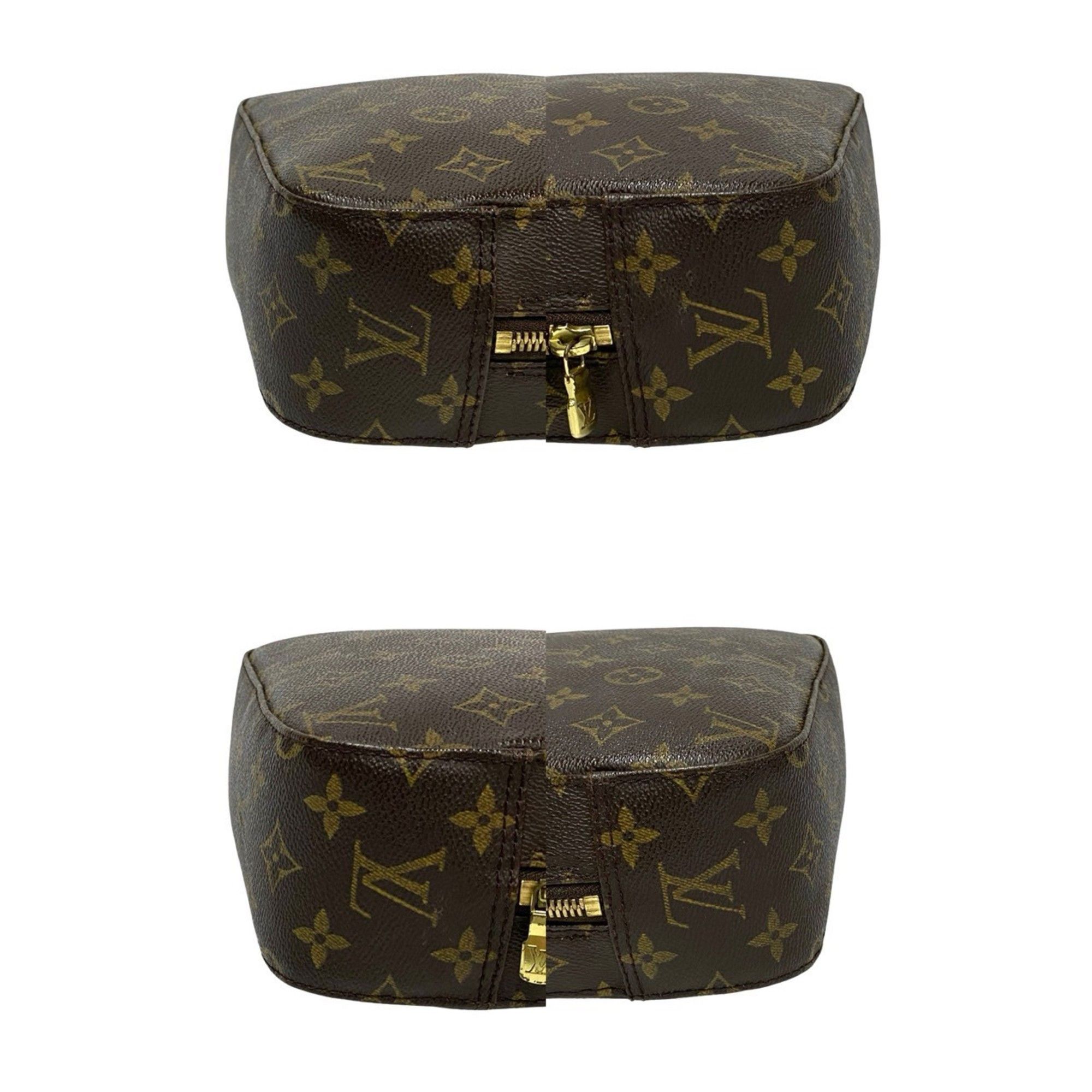 Louis Vuitton LOUIS VUITTON Vintage Spontini Monogram Leather 2-Way Shoulder Bag/Handbag Brown 94196 Size ONE SIZE - 7 Thumbnail