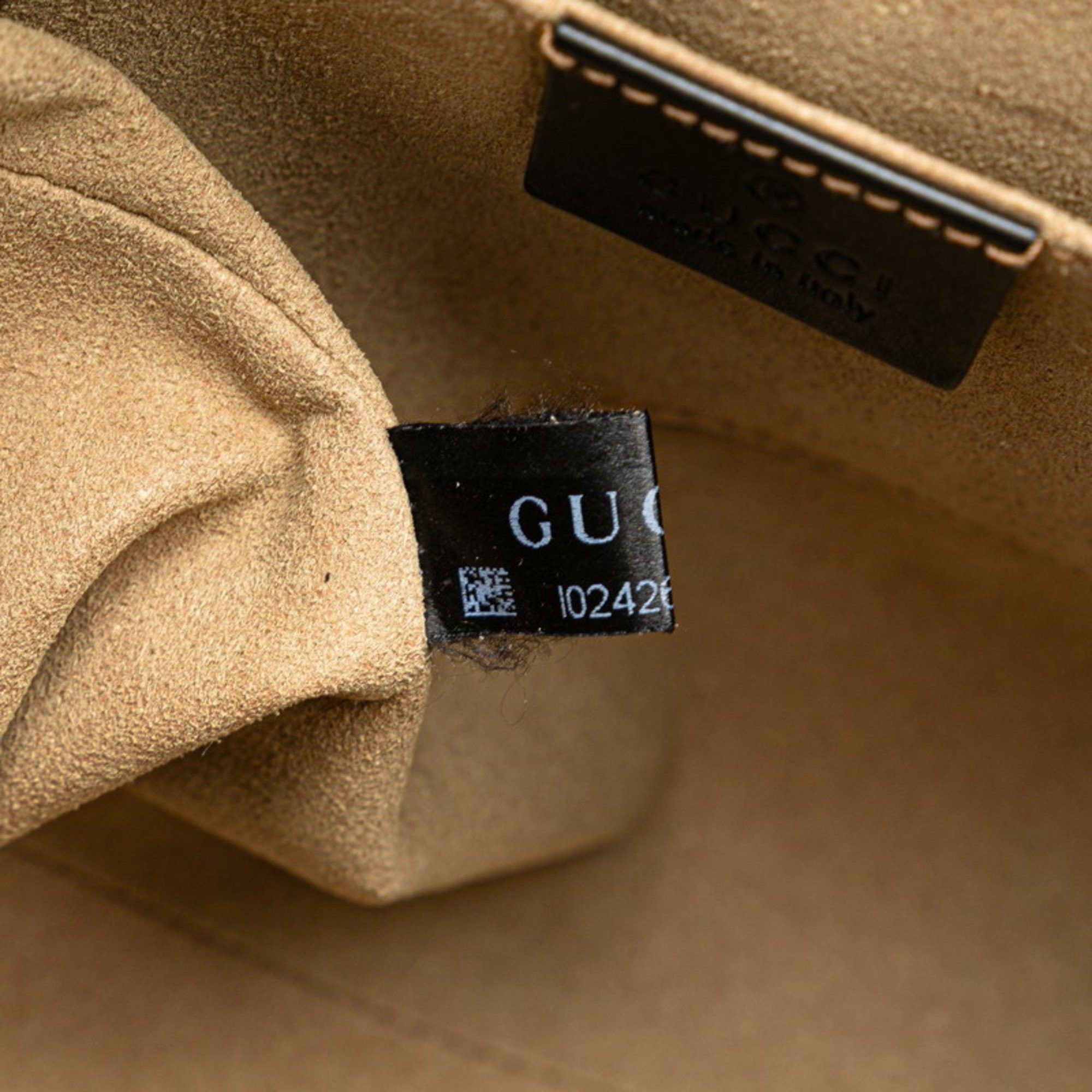 Gucci Gucci GG Supreme Padlock Backpack 498194 Brown, Black, Beige, PVC Leather, Women's GUCCI Size ONE SIZE - 9 Thumbnail