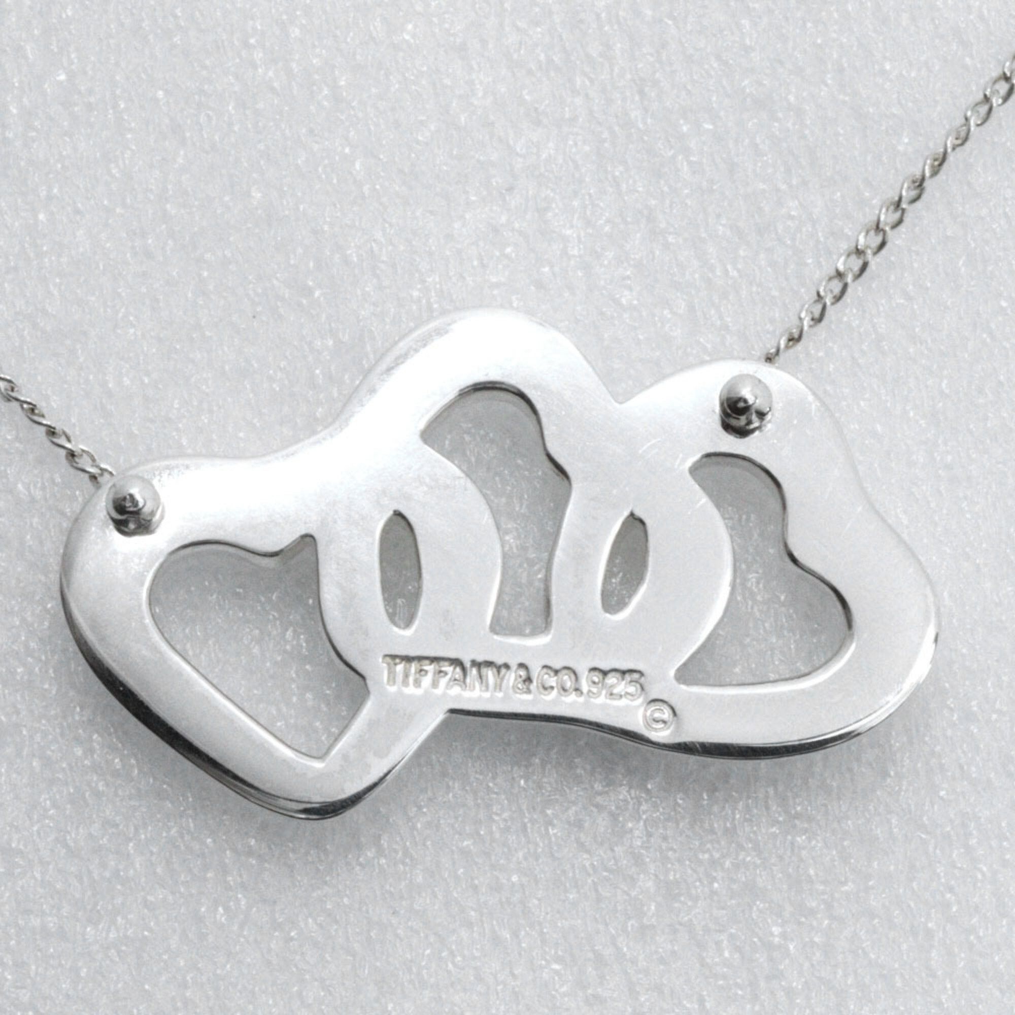 Tiffany & Co. Tiffany & Co. Triple Heart Necklace, 925 Sterling Silver, Approx. 4.6g, Women's Size ONE SIZE - 10 Thumbnail