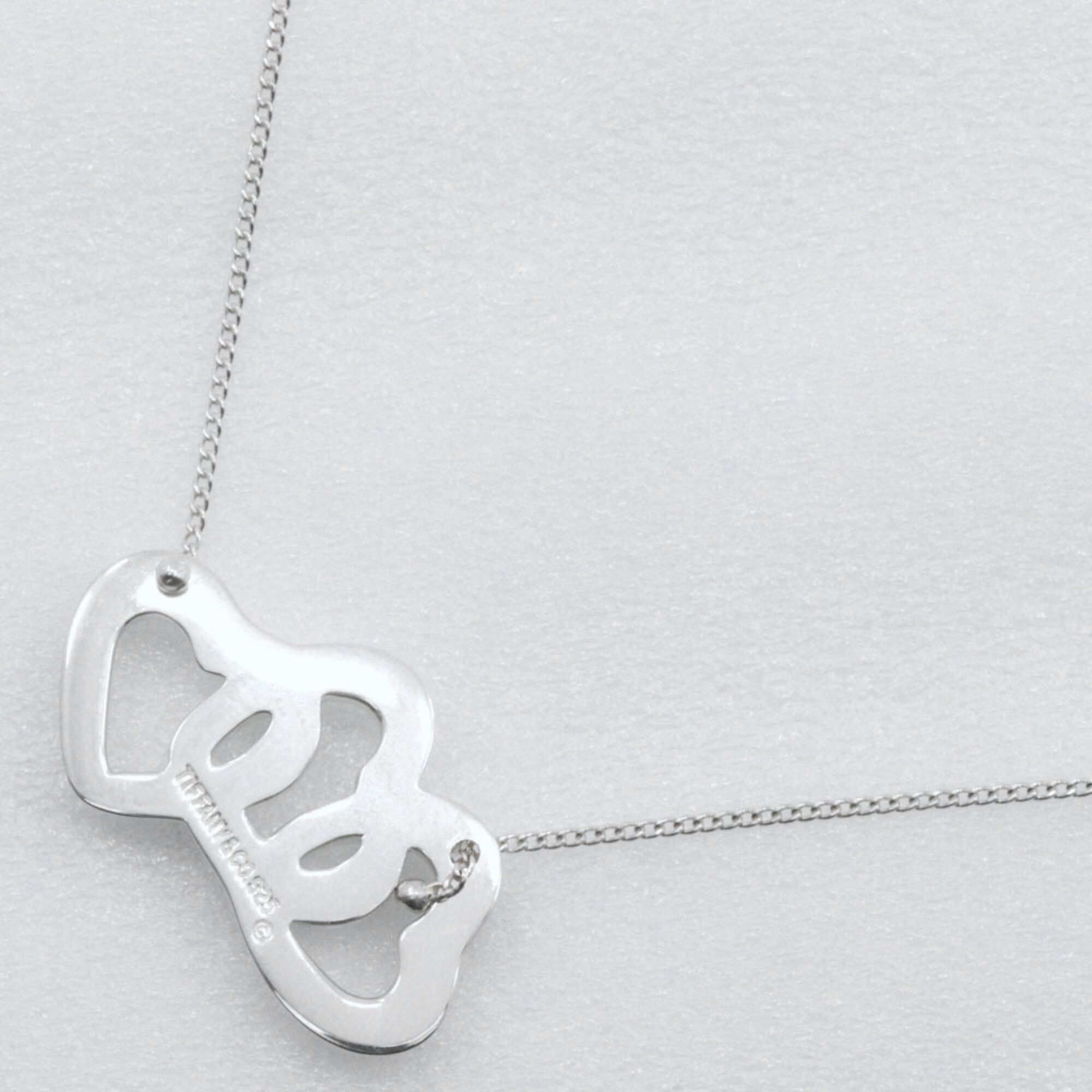 Tiffany & Co. Tiffany & Co. Triple Heart Necklace, 925 Sterling Silver, Approx. 4.6g, Women's Size ONE SIZE - 3 Thumbnail