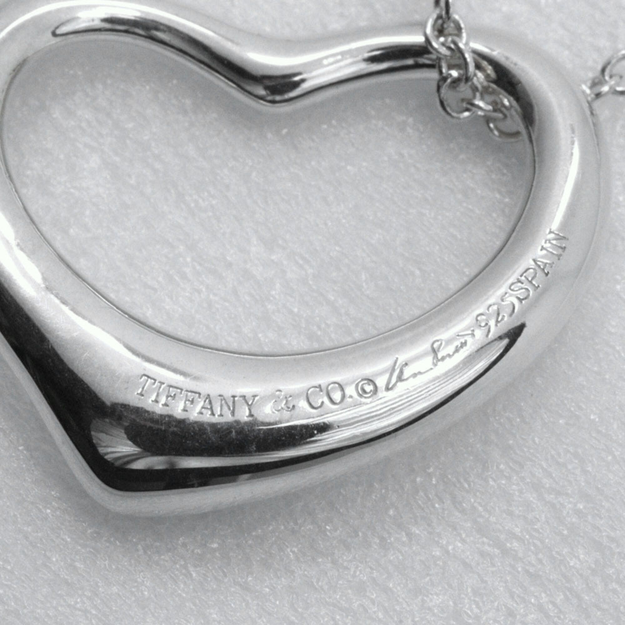 Tiffany & Co. Tiffany & Co. Elsa Peretti Heart Necklace, 925 Sterling Silver, Approx. 9.1g, Open Heart, Women's Size ONE SIZE - 11 Thumbnail