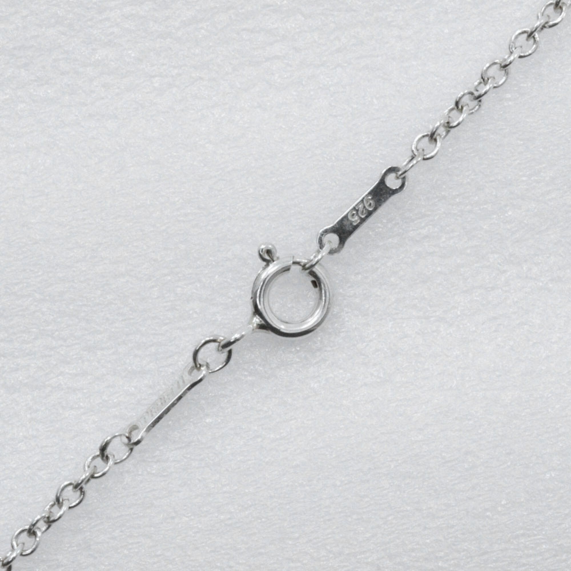 Tiffany & Co. Tiffany & Co. Elsa Peretti Heart Necklace, 925 Sterling Silver, Approx. 9.1g, Open Heart, Women's Size ONE SIZE - 5 Thumbnail