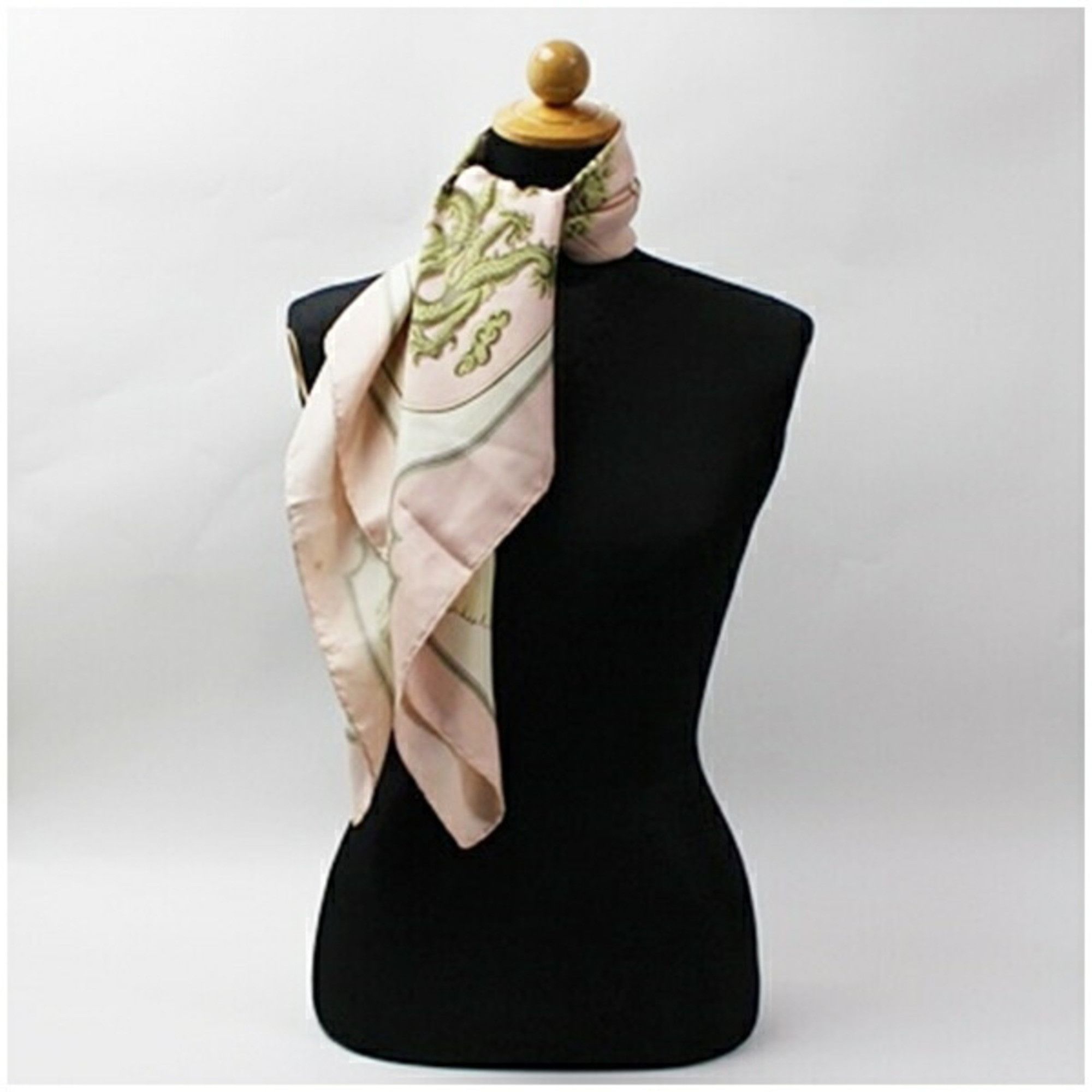 Hermes Hermès Scarf/Muffler Carré 90 TSUBAS (Sword-like Tsuba) HERMES Women's Size ONE SIZE - 4 Thumbnail