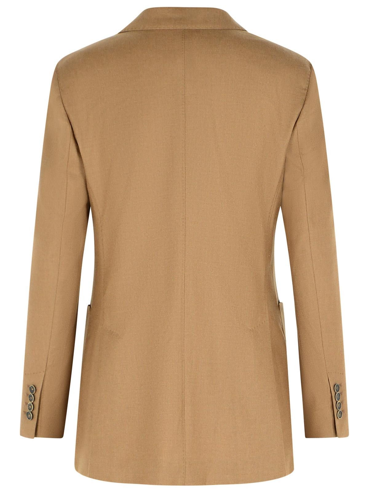 Max Mara MAX MARA Brown Cashmere Blazer Size M / US 6-8 / IT 42-44 - 3 Thumbnail