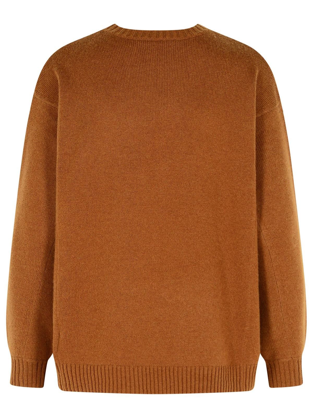 Max Mara MAX MARA Wool And Cashmere Leather Sweater Size M / US 6-8 / IT 42-44 - 3 Thumbnail