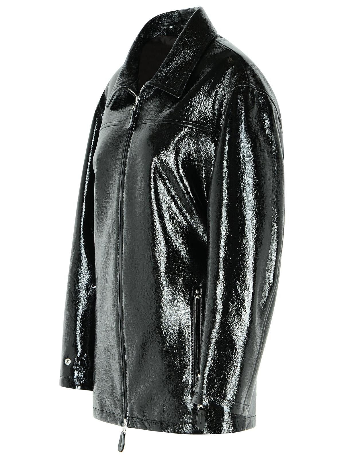 Courreges COURREGES 'Vinyl' Black Cotton Blend Jacket Size S / US 4 / IT 40 - 2 Thumbnail
