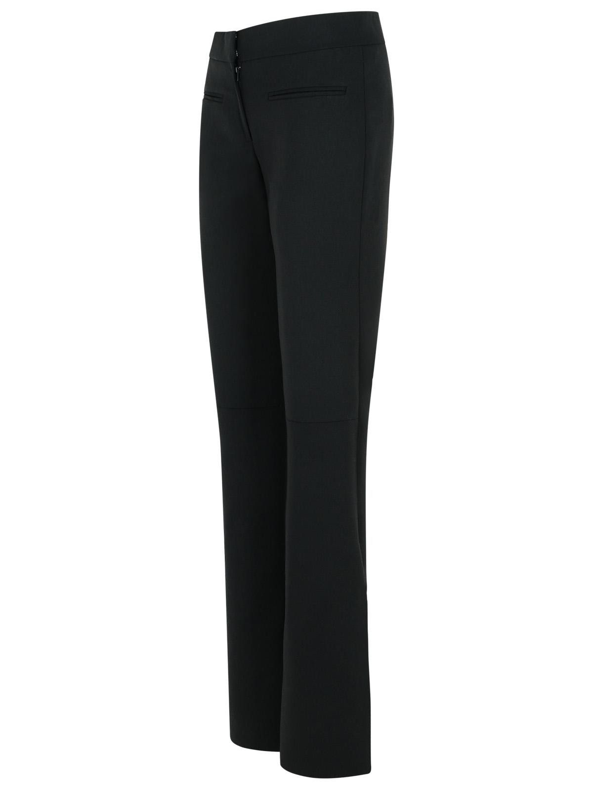 Courreges COURREGES Black Wool Blend Pants Size 28" / US 6 / IT 42 - 2 Thumbnail