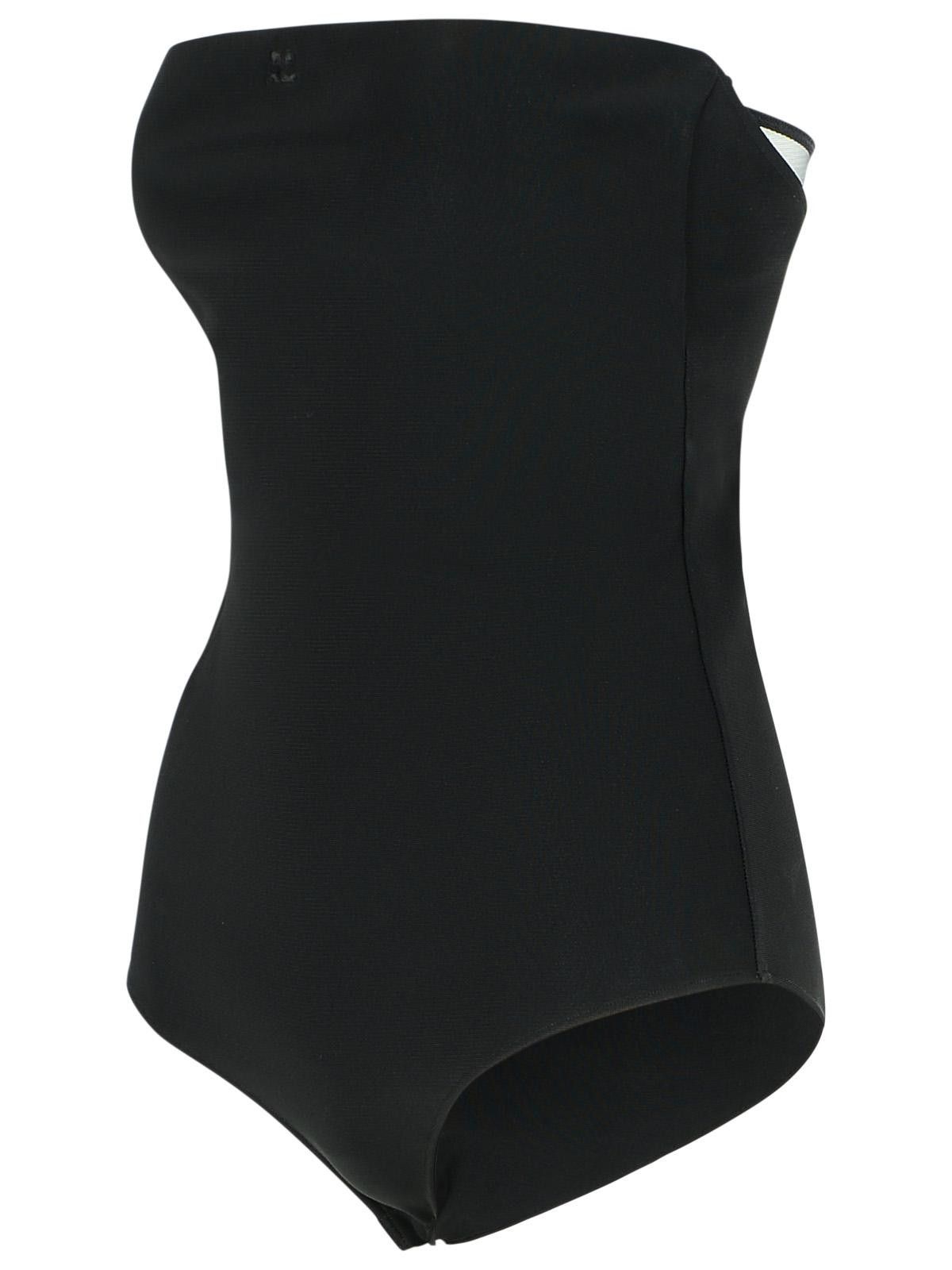 Courreges COURREGES Black Viscose Blend Bodysuit Size S / US 4 / IT 40 - 2 Thumbnail