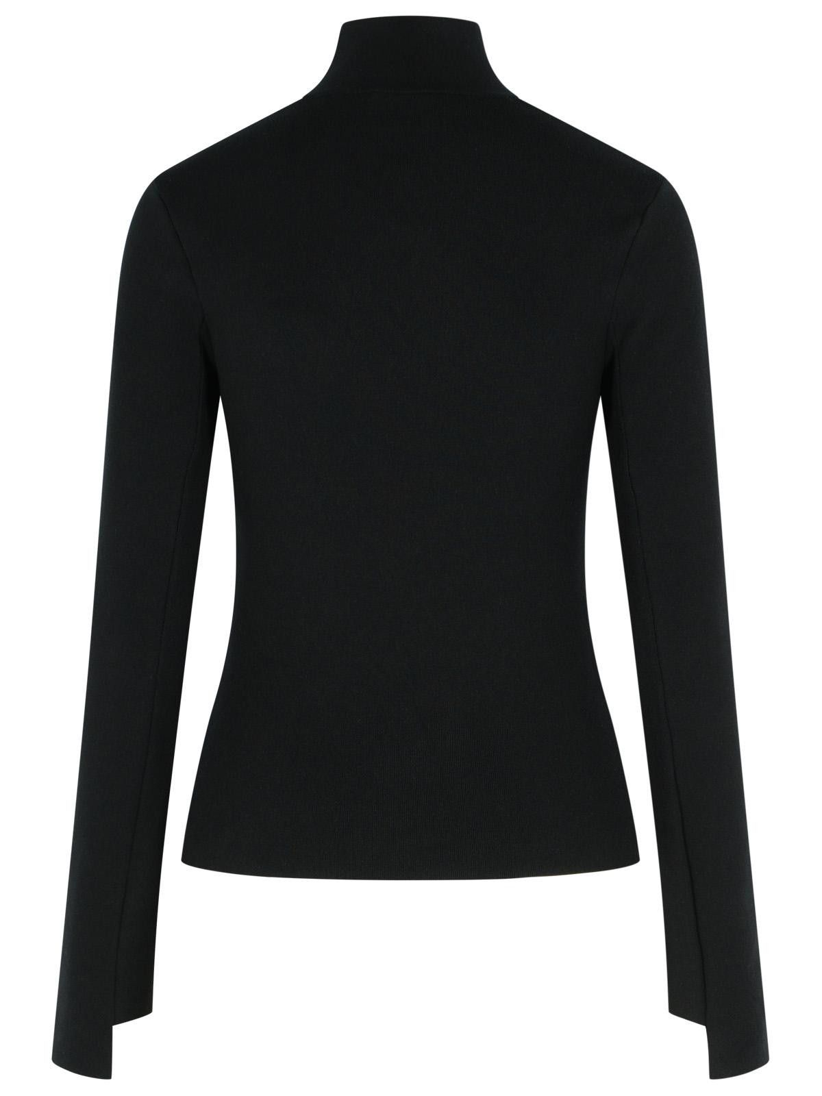 Courreges COURREGES Turtleneck Sweater In Black Viscose Blend Size M / US 6-8 / IT 42-44 - 3 Thumbnail