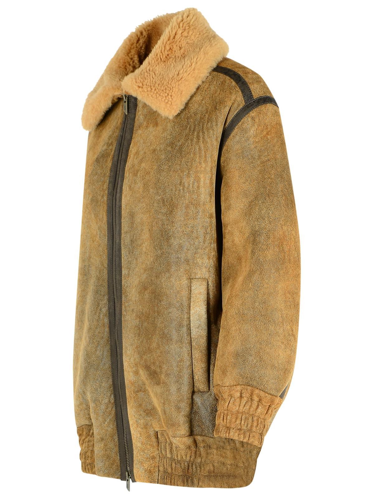 Salvatore Santoro SALVATORE SANTORO Camel Leather Jacket Size S / US 4 / IT 40 - 2 Thumbnail