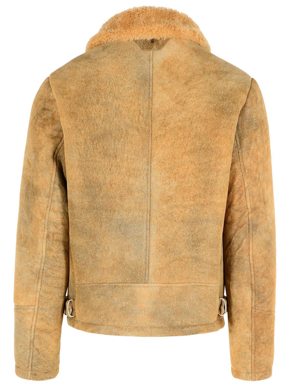 Salvatore Santoro SALVATORE SANTORO Camel Leather Jacket Size US XXL / EU 58 / 5 - 3 Thumbnail