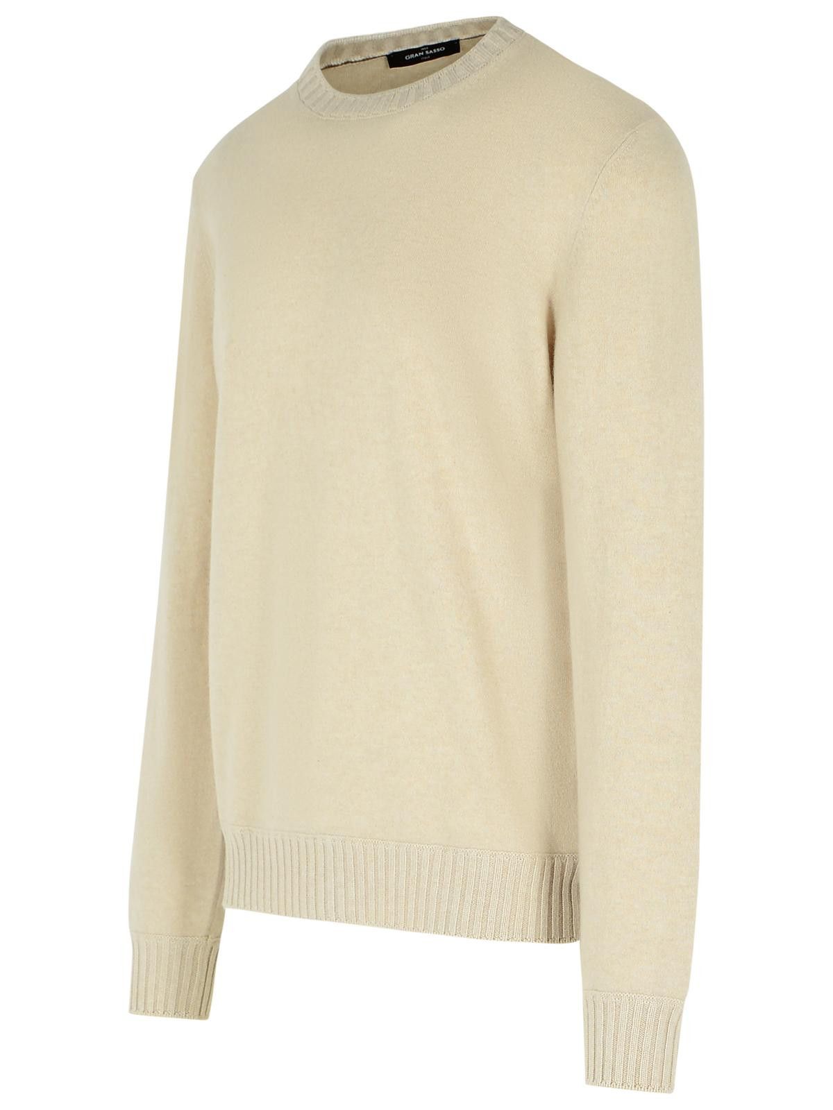 Gran Sasso GRAN SASSO Beige Cashmere Sweater Size US XL / EU 56 / 4 - 2 Thumbnail