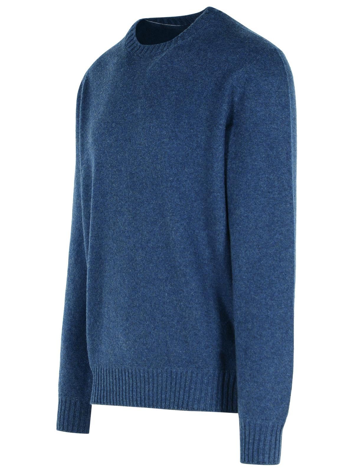Gran Sasso GRAN SASSO Blue Cashmere Sweater Size US XXL / EU 58 / 5 - 2 Thumbnail