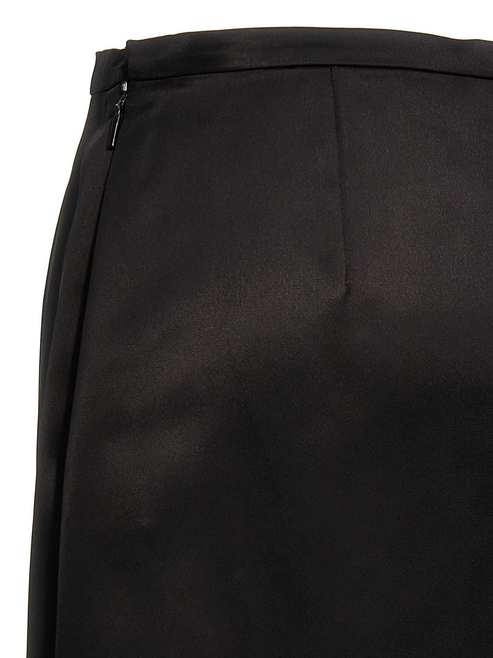 Saint Laurent Paris Satin Skirt Size 26" / US 2 / IT 38 - 4 Thumbnail