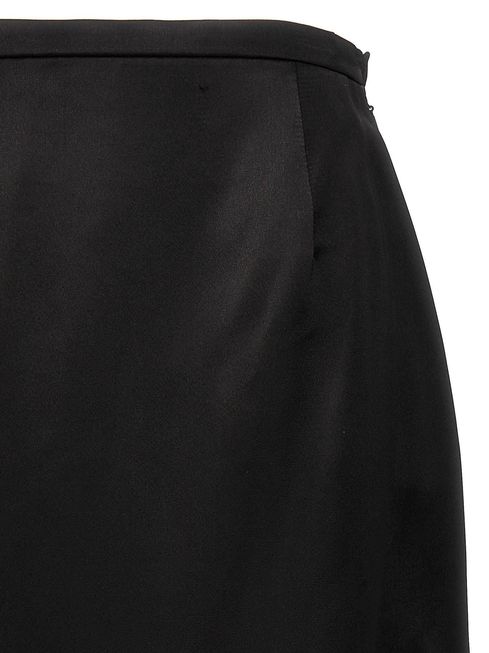 Saint Laurent Paris Satin Skirt Size 26" / US 2 / IT 38 - 3 Thumbnail