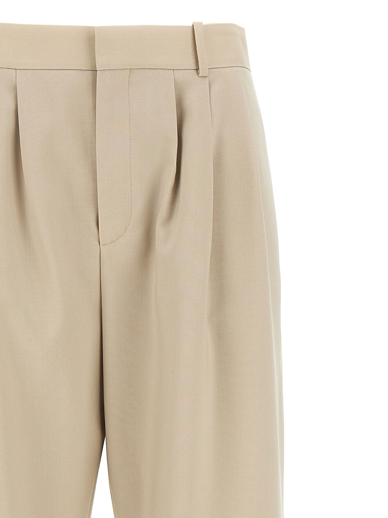 Saint Laurent Paris Pleat Pants Size 27" / US 4 / IT 40 - 3 Thumbnail