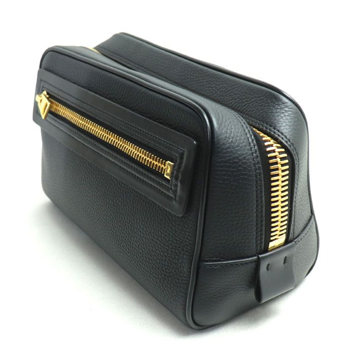 Tom Ford Tom Ford TOM FORD Single Zip Leather Pouch Leather Vanity Bag DUTY FREE for USA Size ONE SIZE - 2 Thumbnail