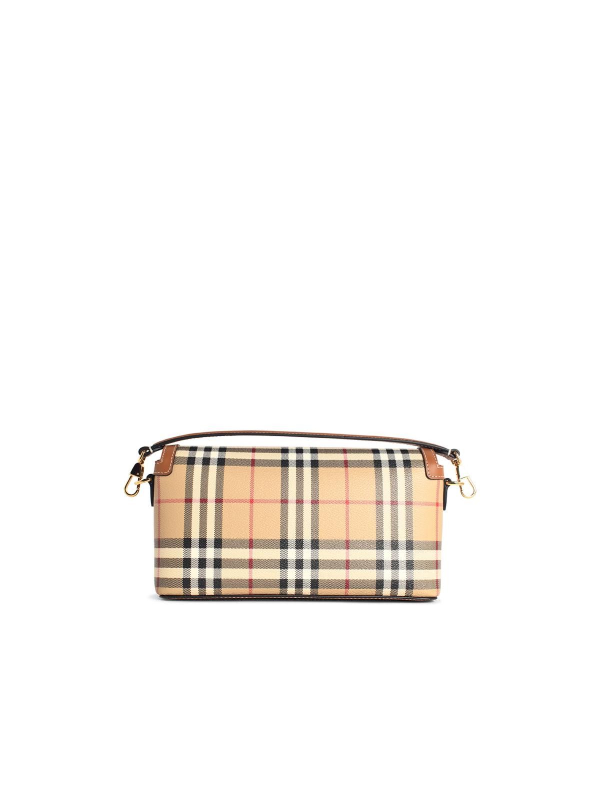 Burberry BURBERRY 'Note' Beige Cotton Blend Bag Size ONE SIZE - 3 Thumbnail