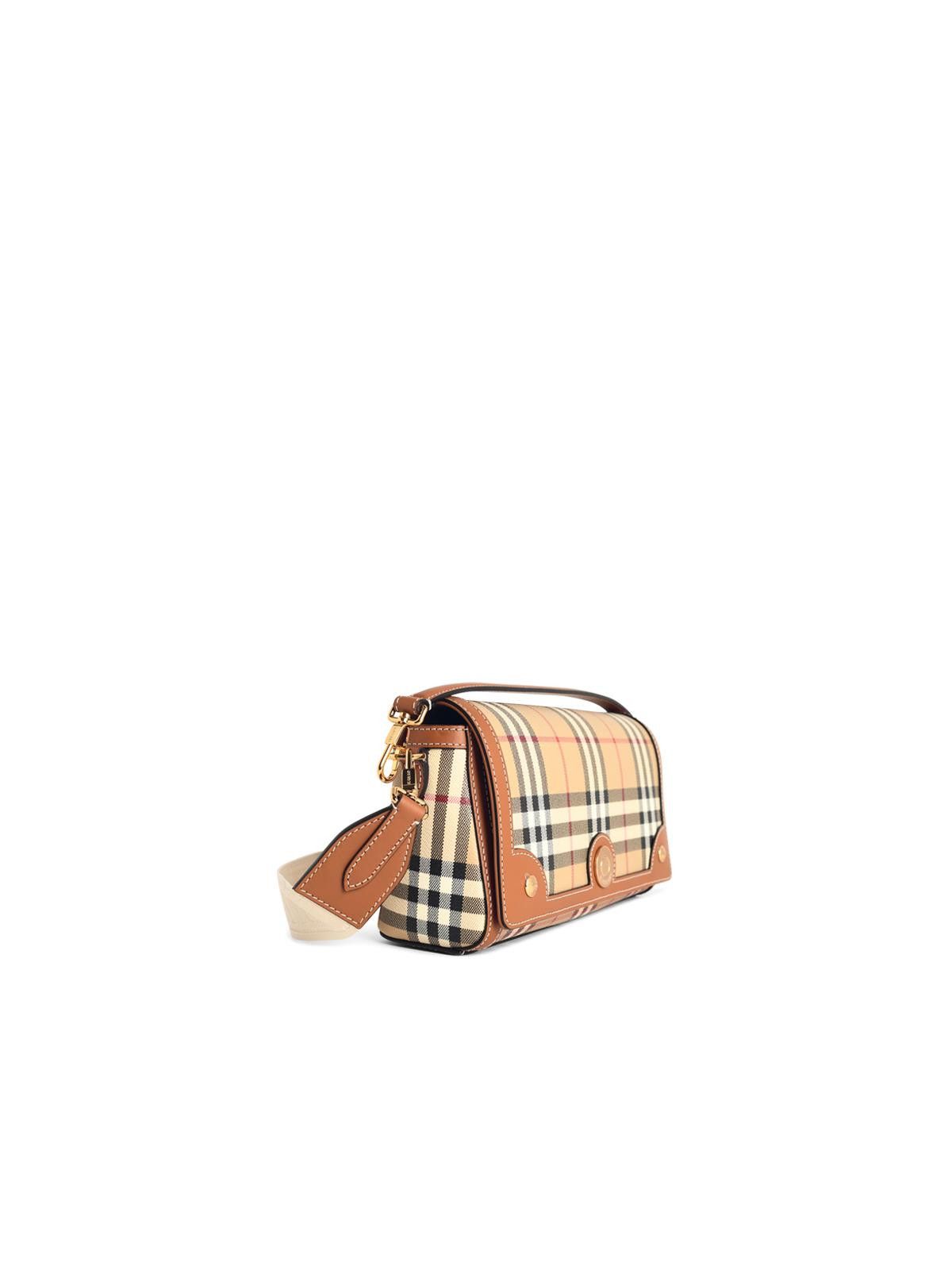 Burberry BURBERRY 'Note' Beige Cotton Blend Bag Size ONE SIZE - 2 Thumbnail