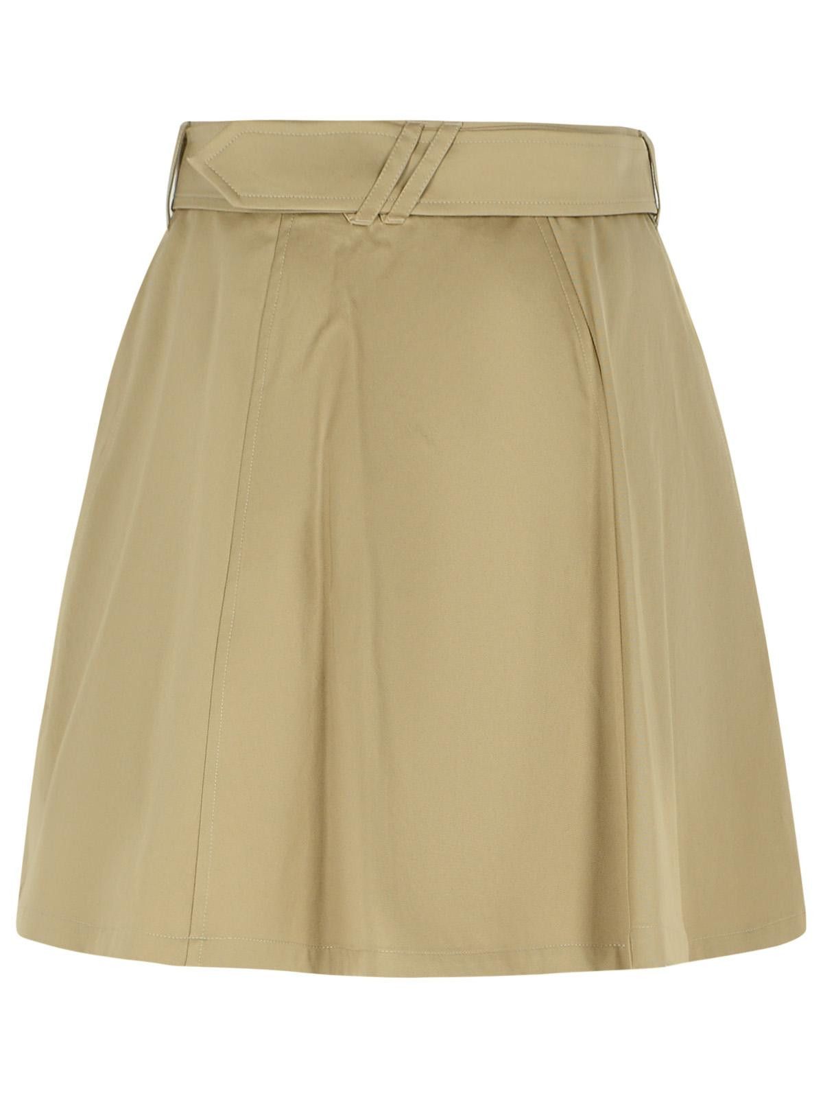 Burberry BURBERRY 'Quill' Cotton Skirt Size 27" / US 4 / IT 40 - 3 Thumbnail