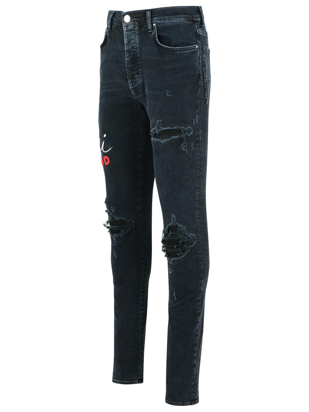 Amiri AMIRI Black Cotton Jeans Size US 31 - 2 Thumbnail