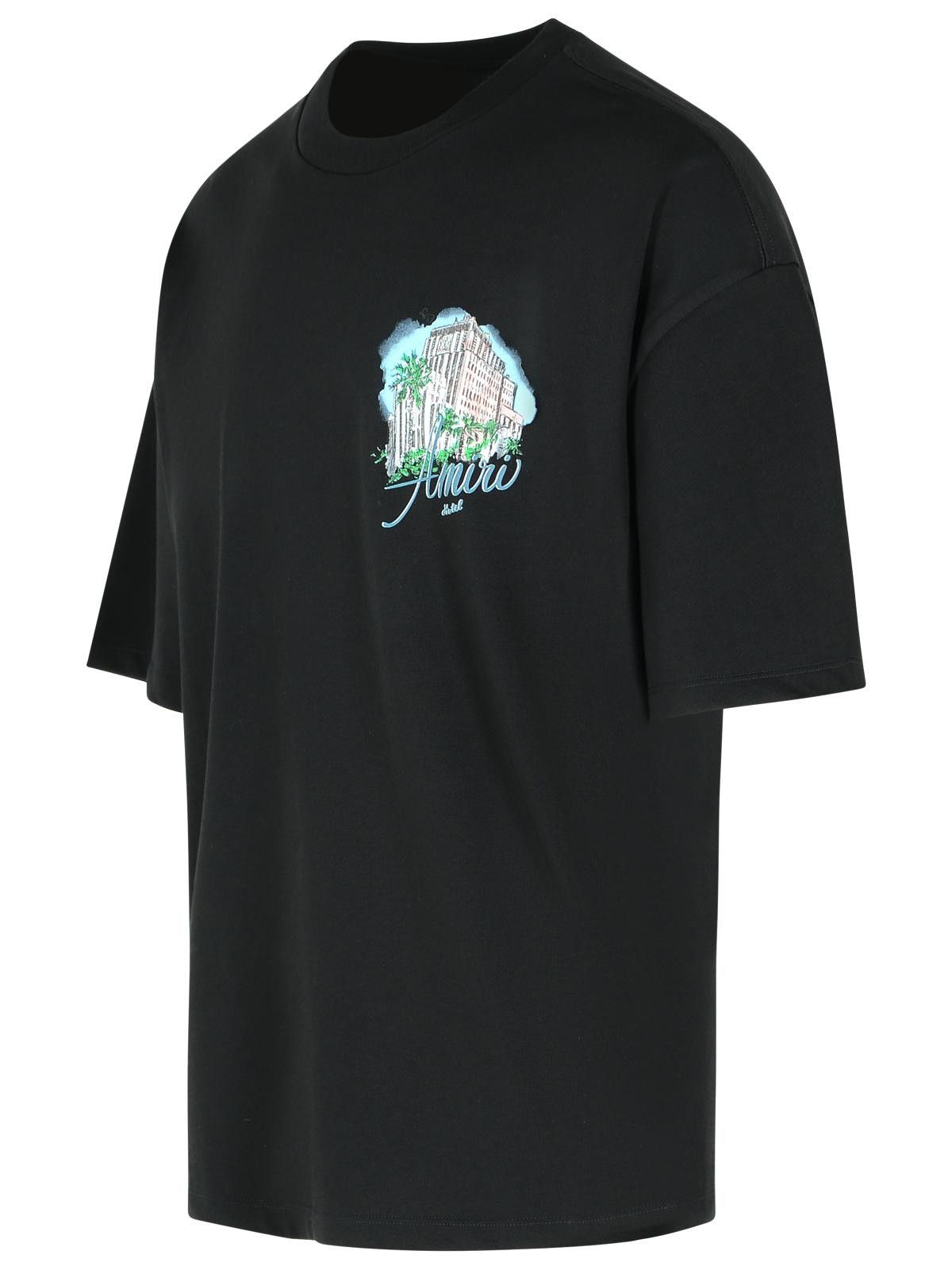 Amiri AMIRI Black Cotton T-Shirt Size US L / EU 52-54 / 3 - 2 Thumbnail