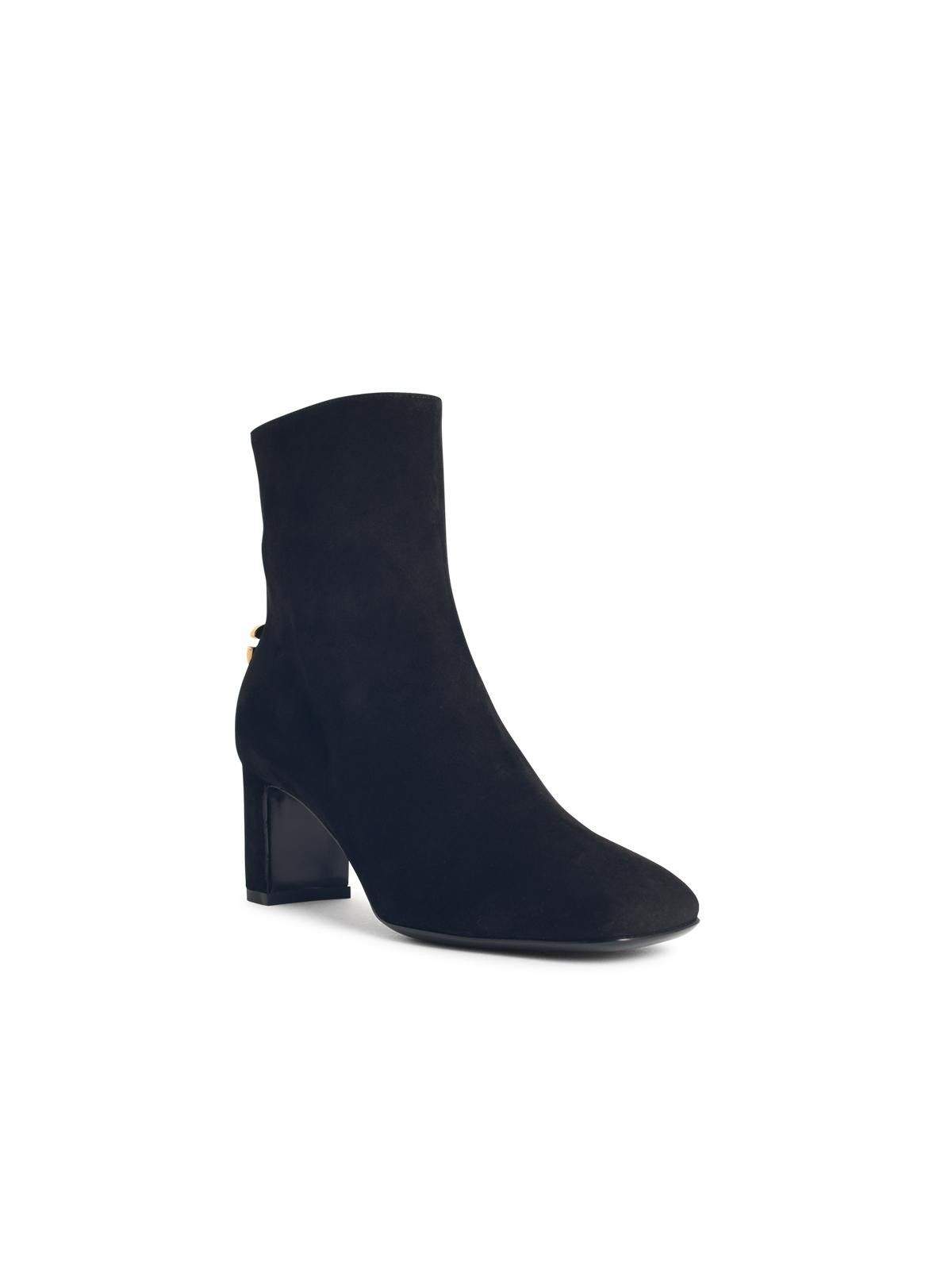 DOLCE & GABBANA Black Suede Ankle Boots