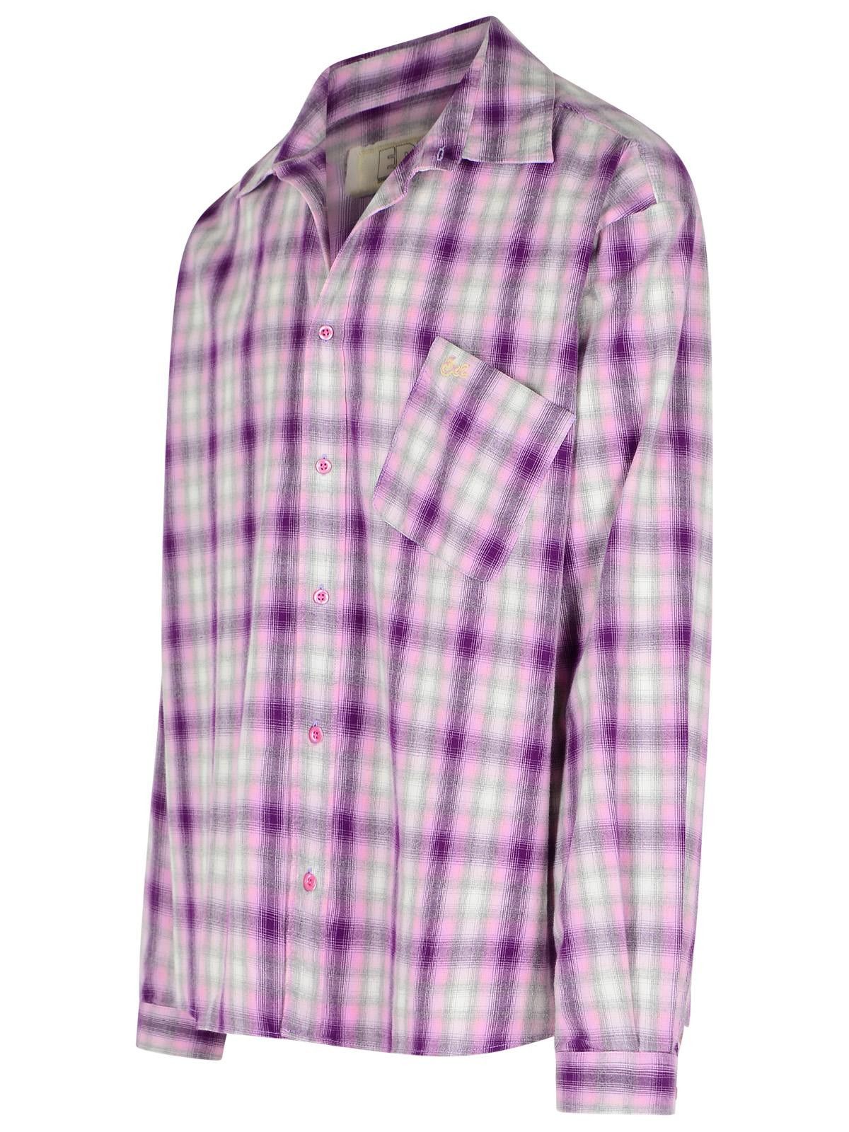 ERL ERL Purple Cotton Shirt Size US L / EU 52-54 / 3 - 2 Thumbnail