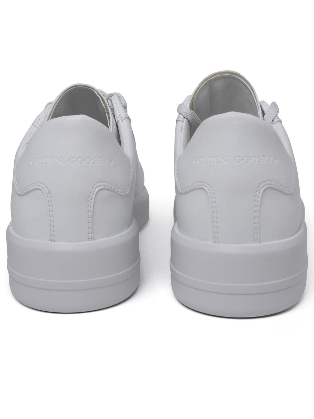 Golden Goose GOLDEN GOOSE Purestar Sneakers In White Vegan Leather Size US 13 / EU 46 - 4 Thumbnail