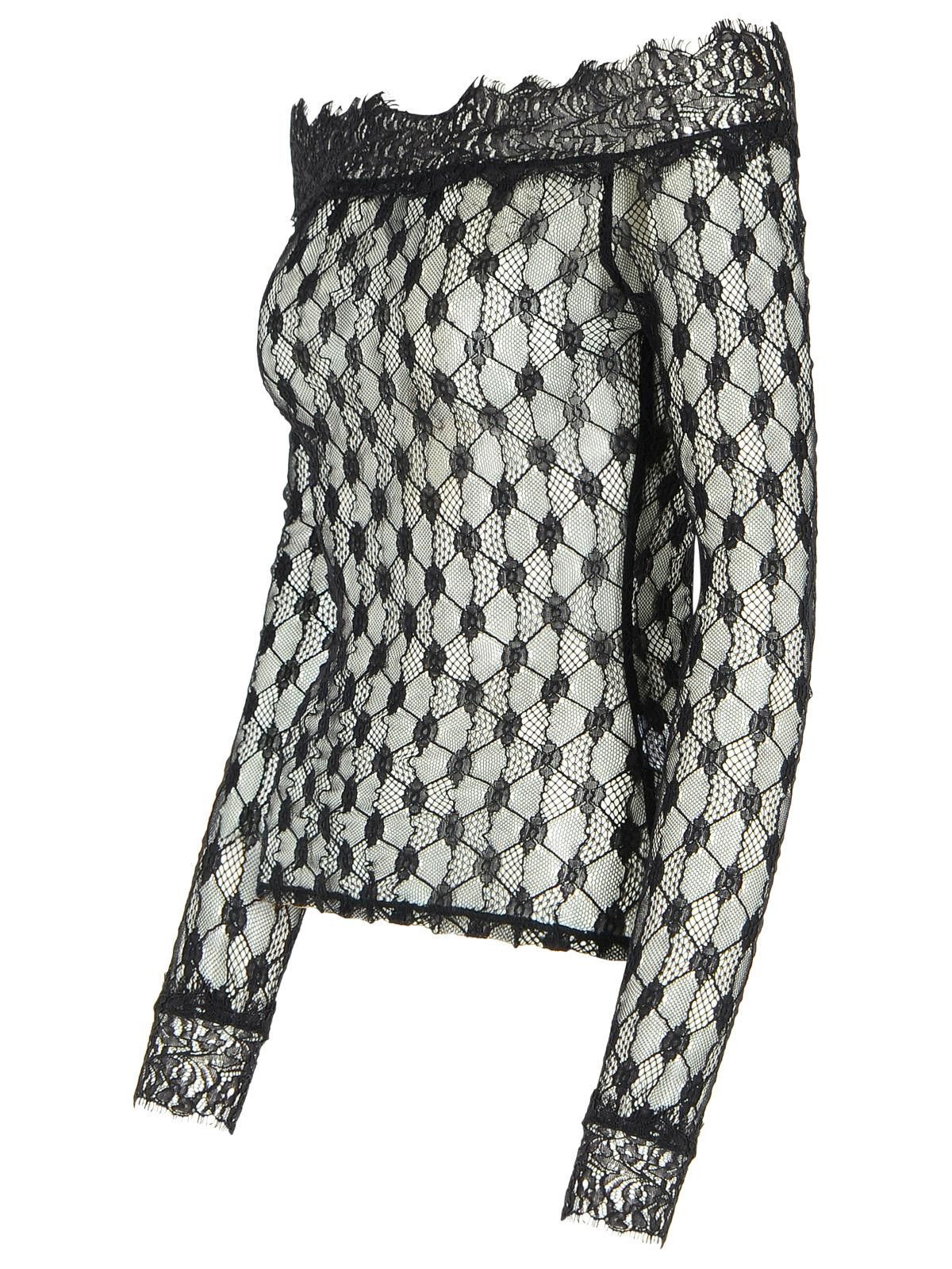 Isabel Marant ISABEL MARANT Black Polyamide Blend Sweater Size M / US 6-8 / IT 42-44 - 2 Thumbnail
