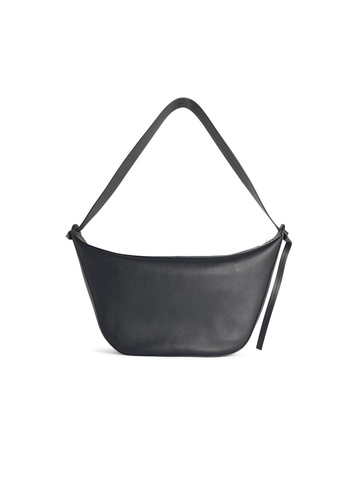 JIL SANDER 'Knot' Black Leather Bag