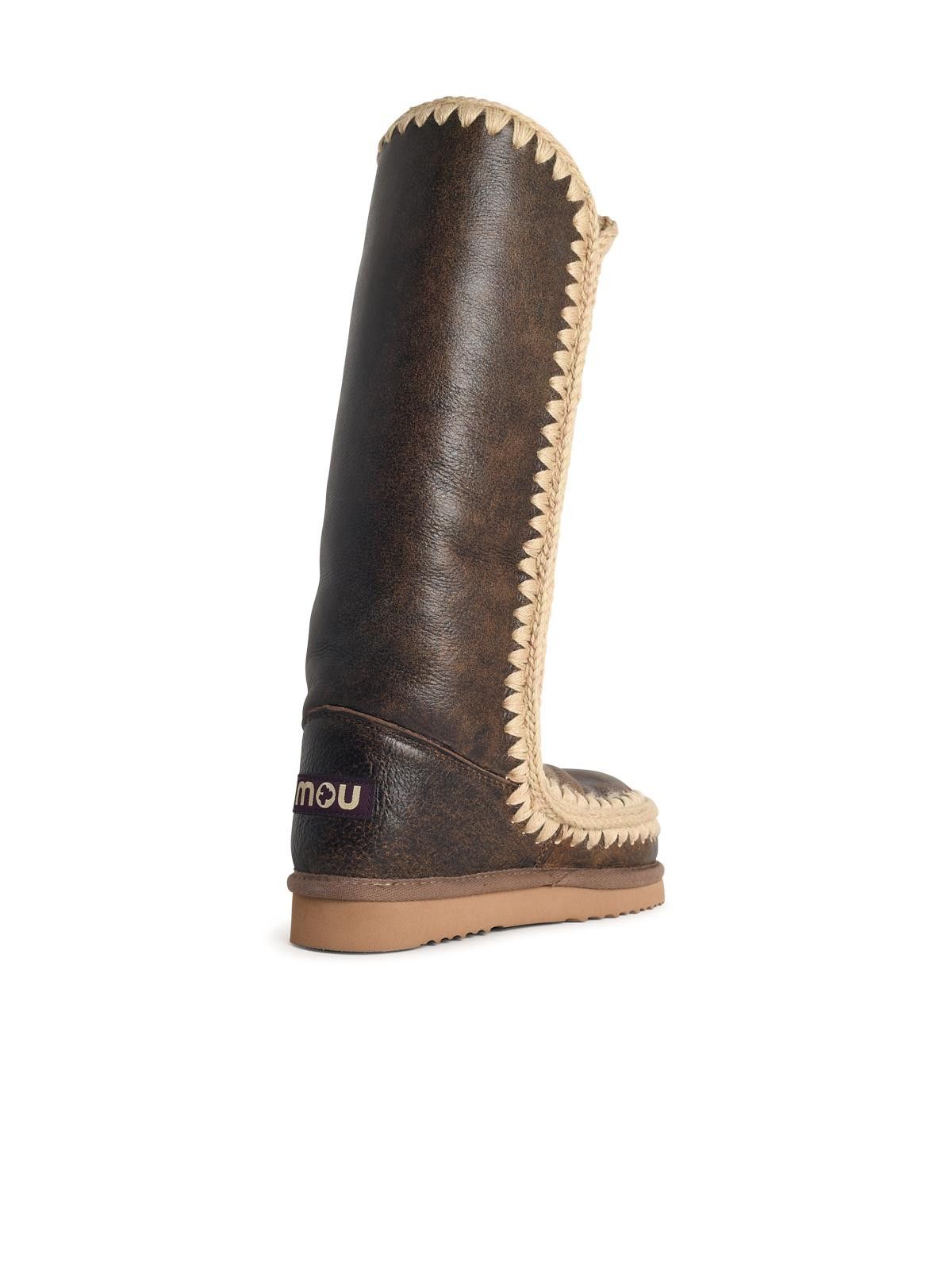 Mou MOU 'Eskimo 40' Brown Leather Boots Size US 6 / IT 36 - 3 Thumbnail