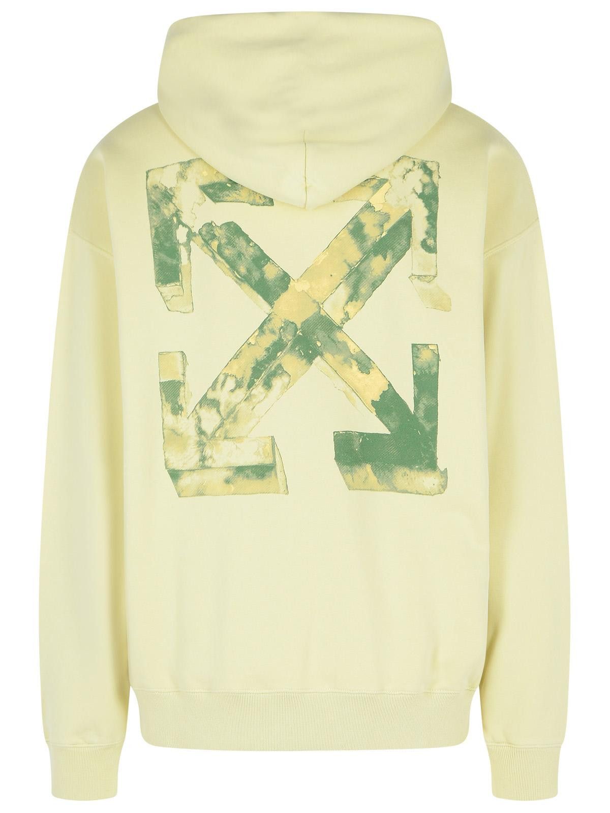 Off-White OFF-WHITE 'Cloudy Arrow' Ivory Cotton Sweatshirt Size US L / EU 52-54 / 3 - 3 Thumbnail