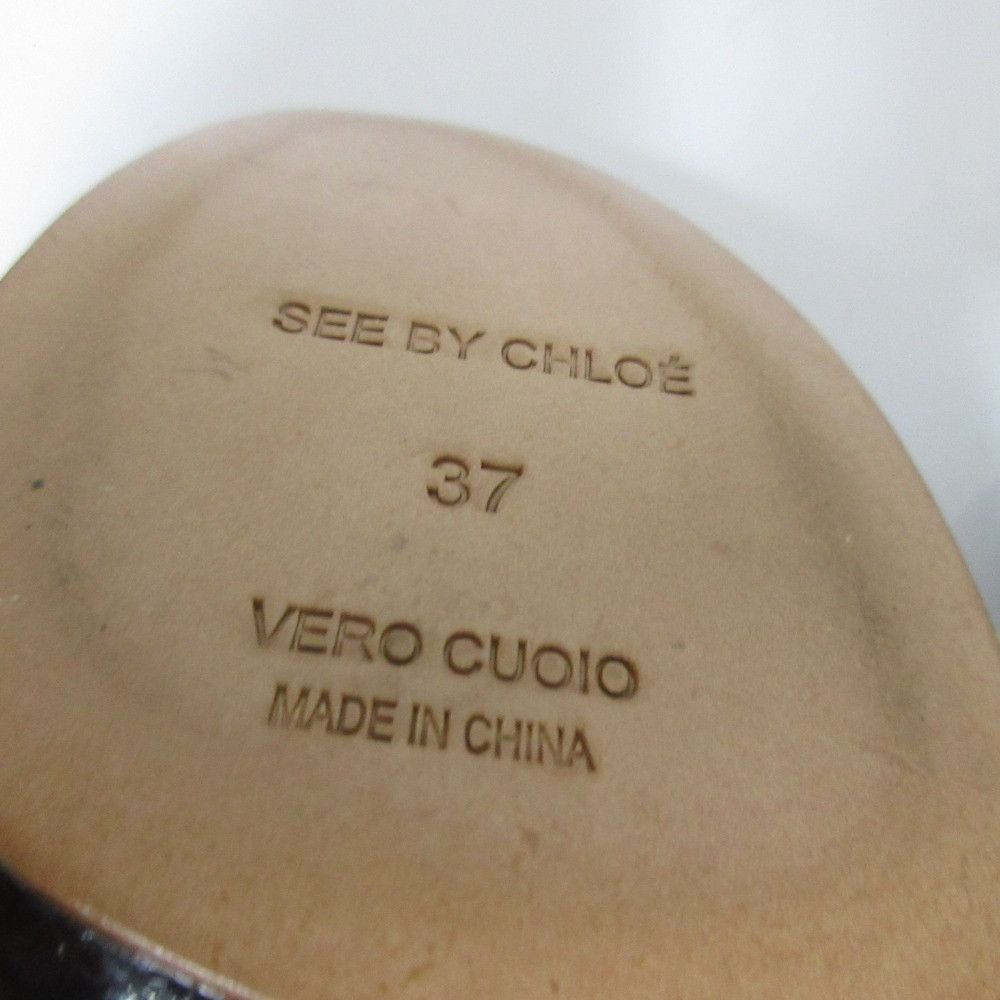 Chloe Chloe See By Chloe High Heel Lace Up Rope Sandals Natural Material Shoes DUTY FREE for USA Size ONE SIZE - 11 Thumbnail